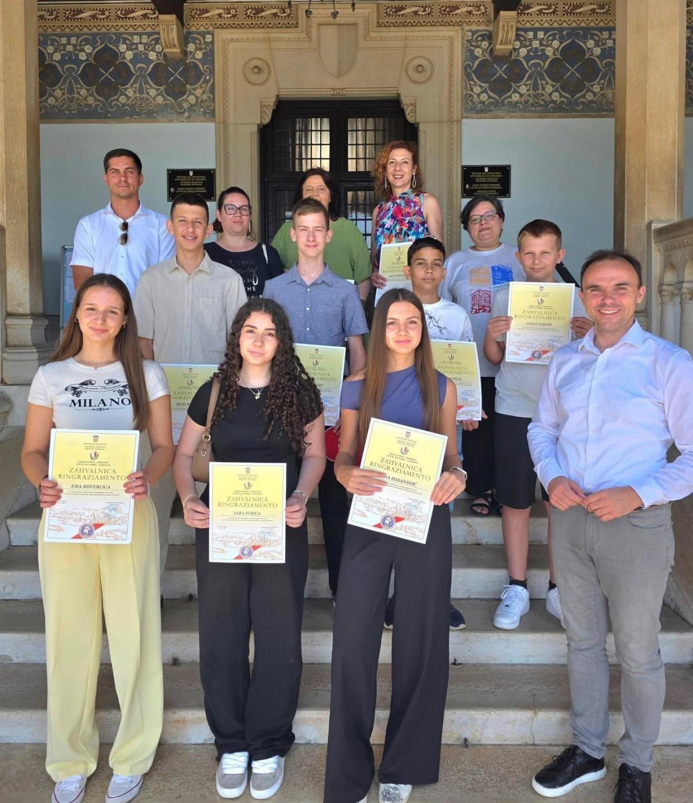 POREČ: prijem za osnovnoškolce koji su u prošloj školskoj godini ostvarili izvrsne rezultate na natjecanjima iz znanja