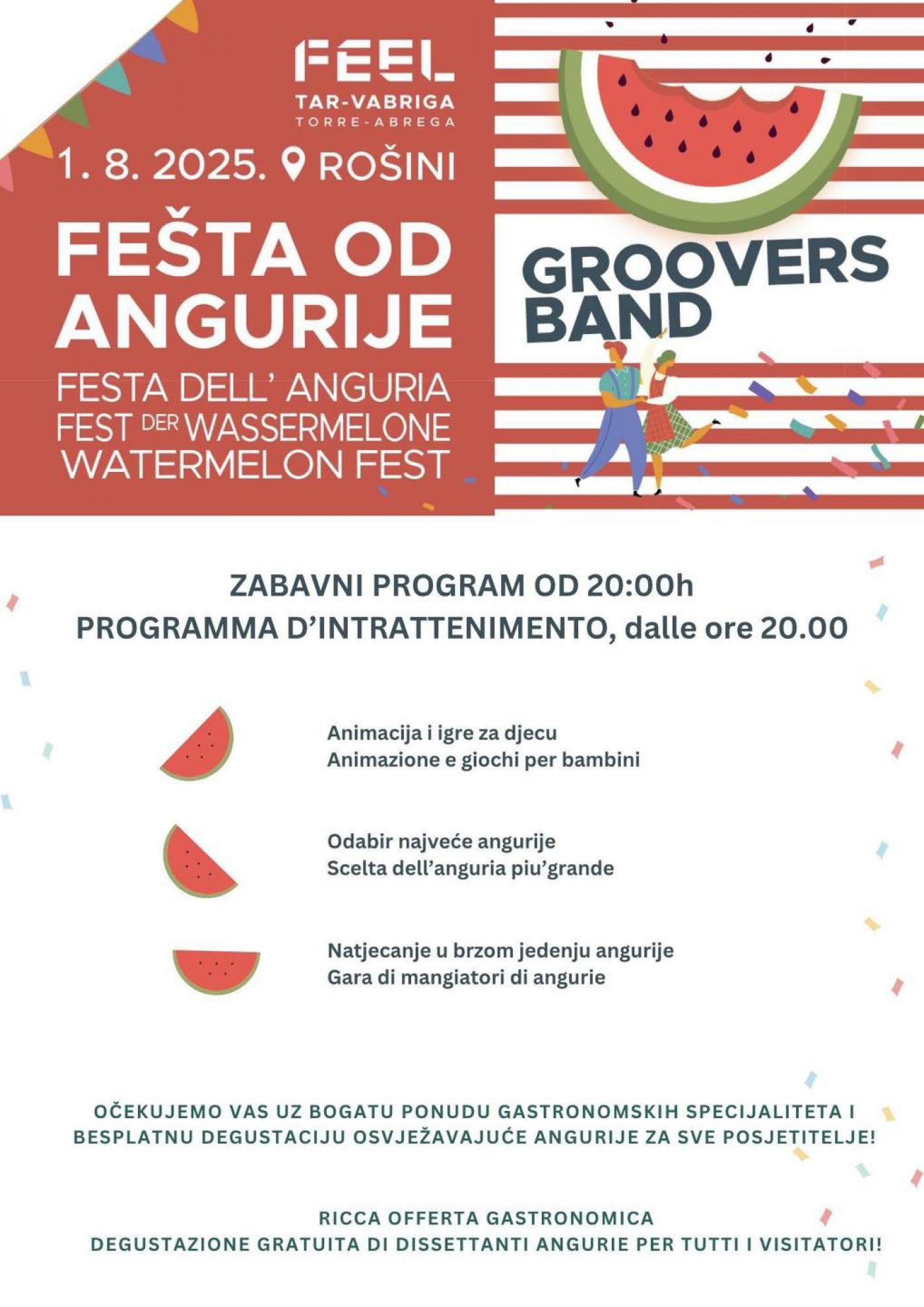  Obavijest o promjeni datuma “Fešte od Angurije”