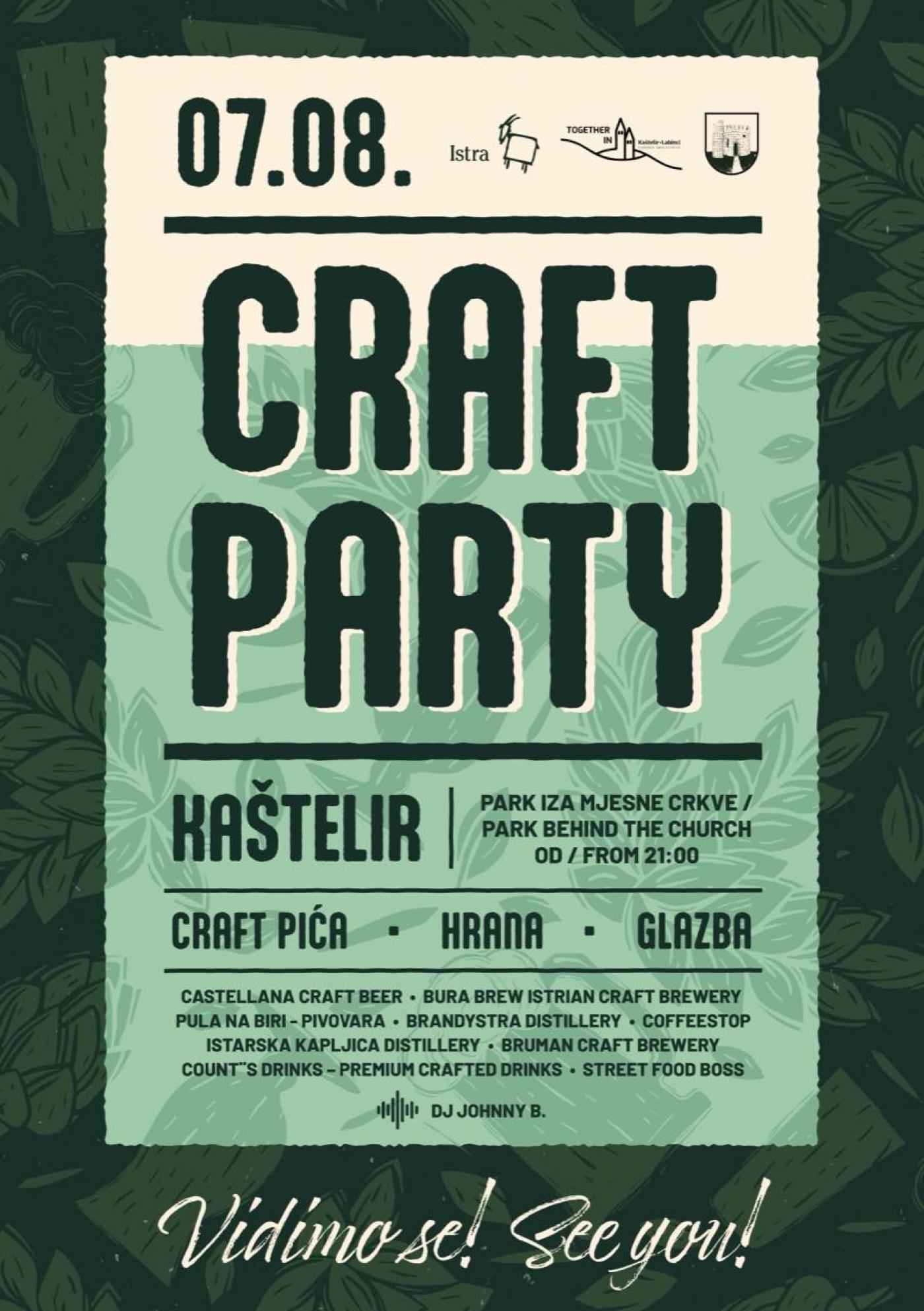 Craft Party Kaštelir – večer vrhunskih okusa i dobre zabave