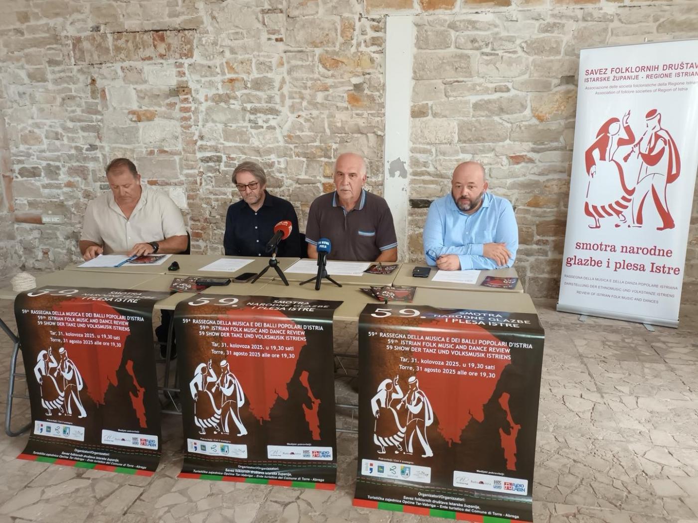 Tar domaćin 59. Smotre narodne glazbe i plesa Istre
