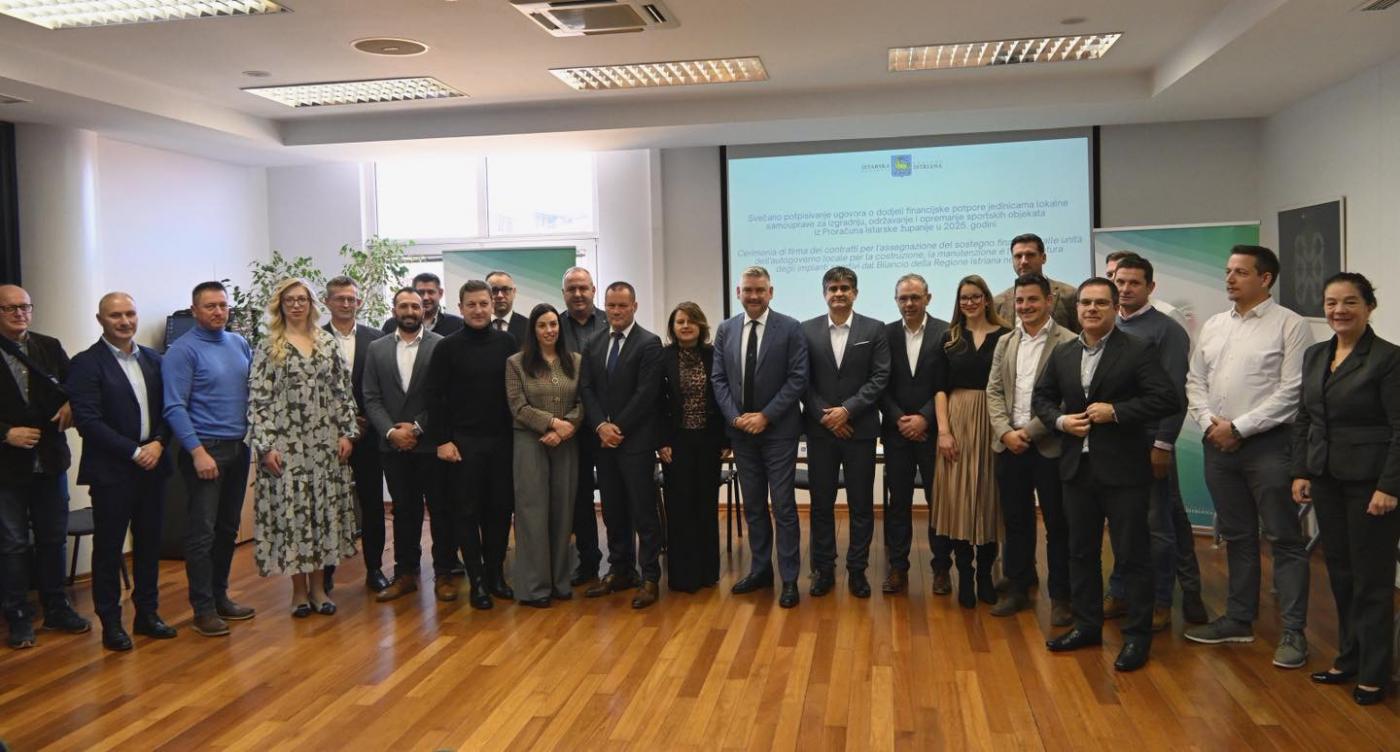 I ove godine Istarska županija dodijelila 200 tisuća eura potpora za sportsku infrastrukturu istarskih gradova i općina
