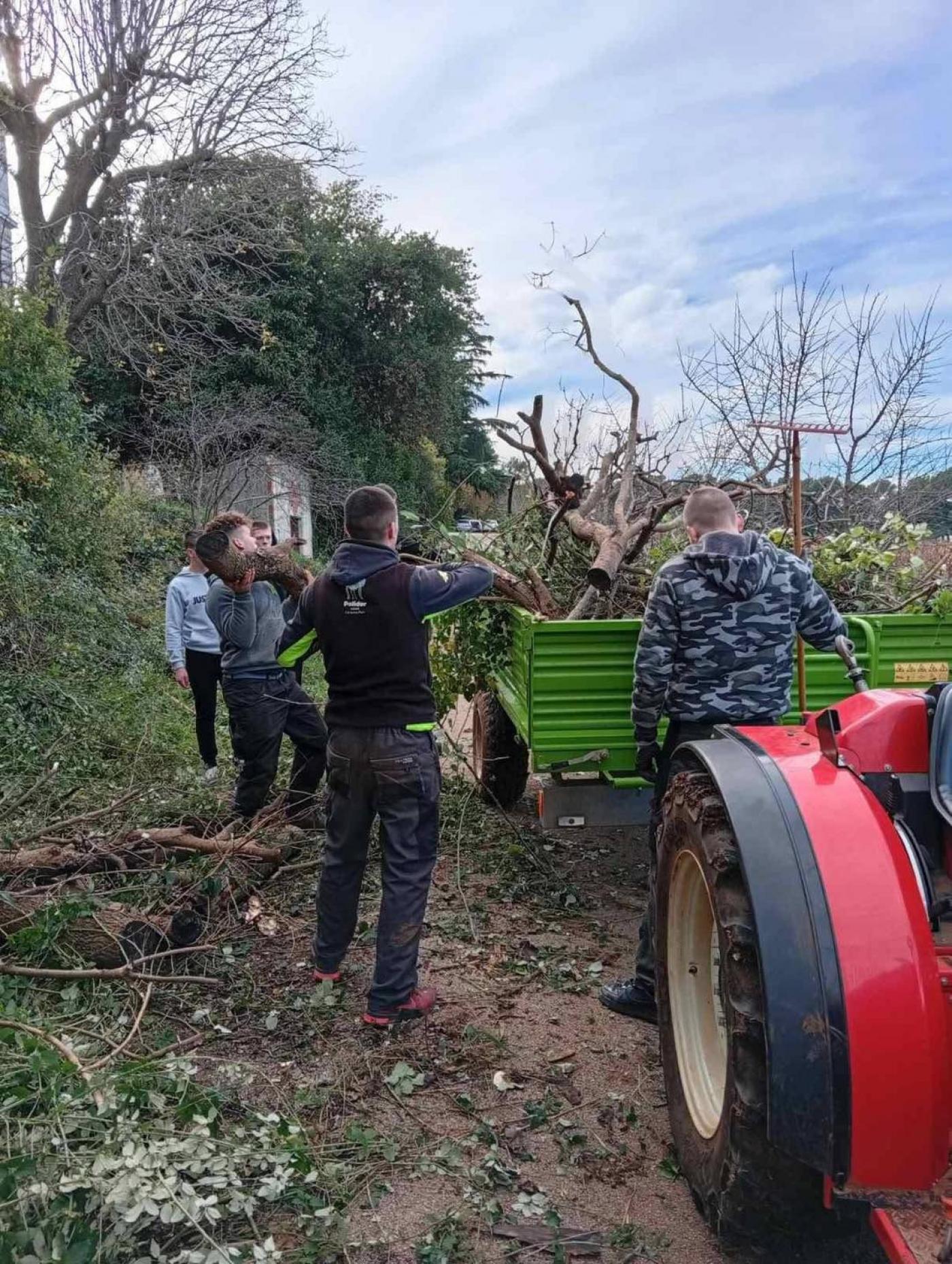 SŠ M. BALOTE: Zelena čistka za još ljepši pogled i vedrije prirodno  okruženje