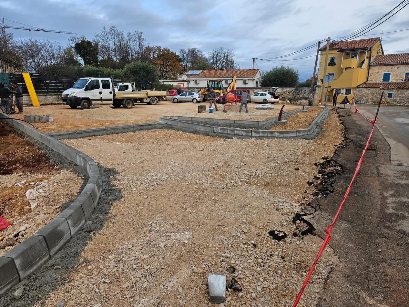 Načelnik općine Kaštelir-Labinci obišao gradilište budućeg  parkinga