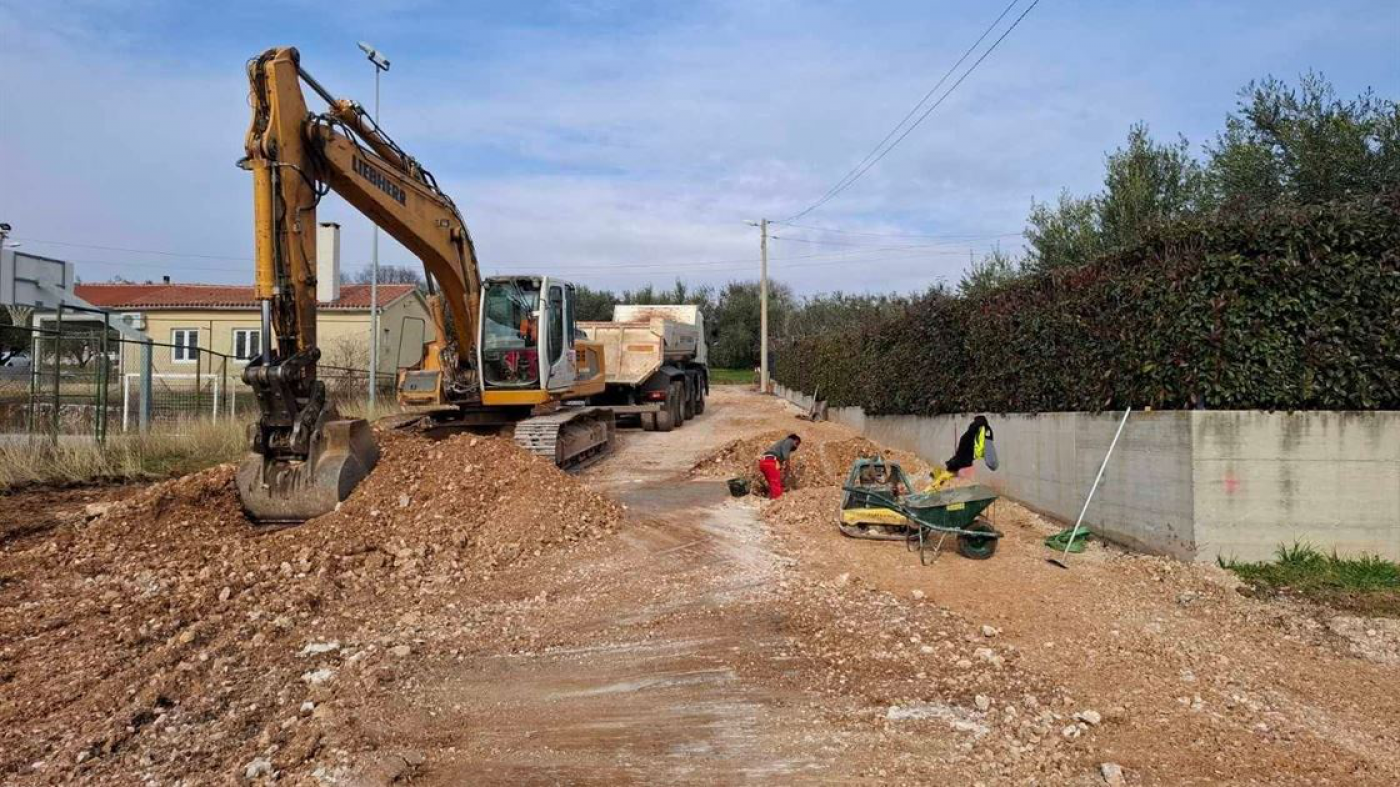 Odvodnja Poreč: gradi se kanalizacijska mreža u naselju Montižana