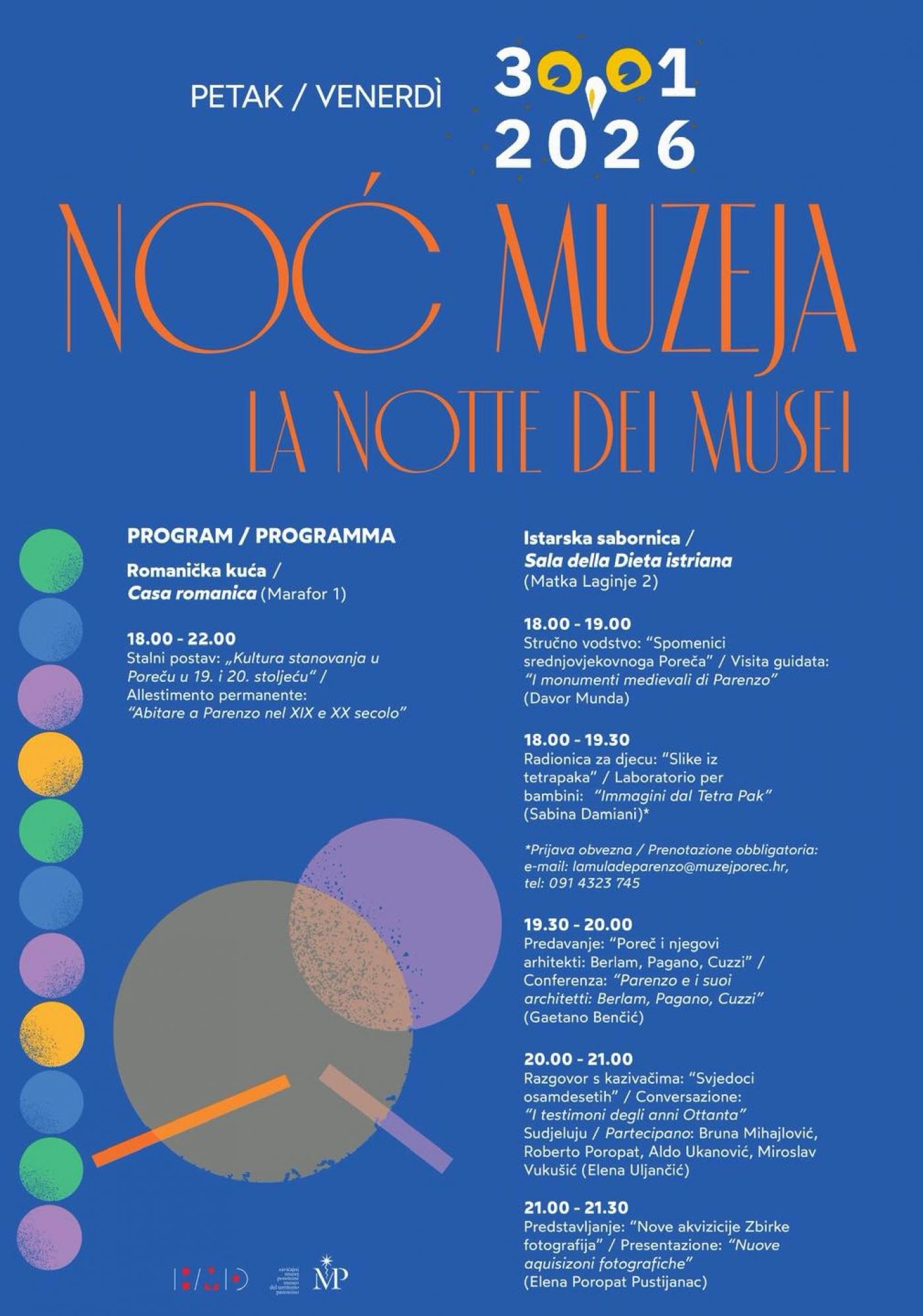 Noć muzeja 2026. u Poreču uz bogat večernji program