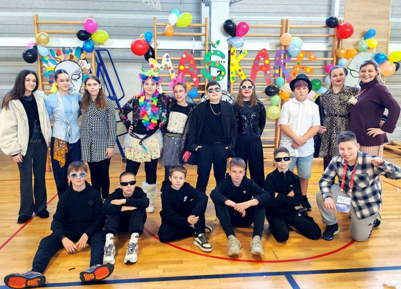 Maškarani dan u OŠ Finida