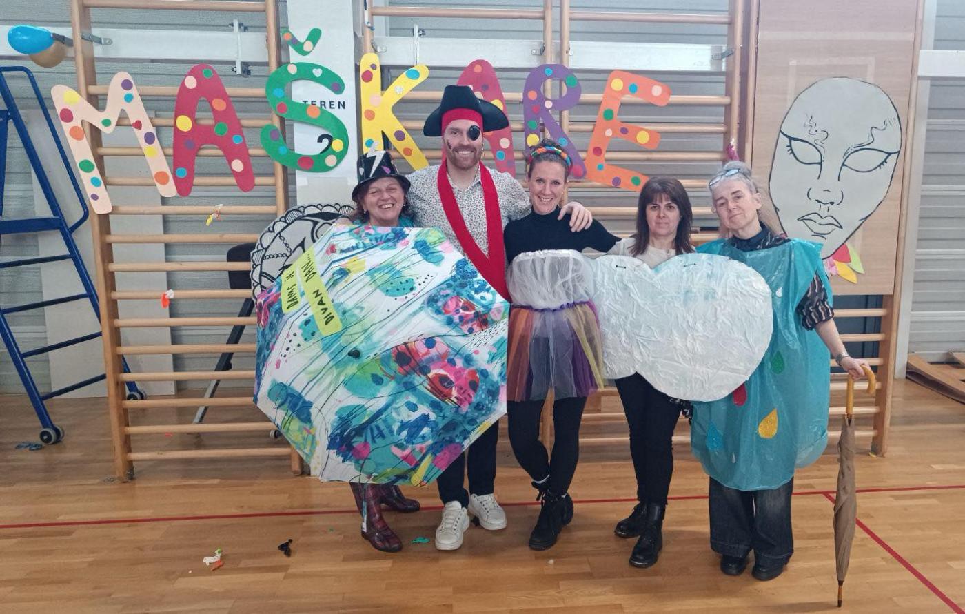 Maškarani dan u OŠ Finida