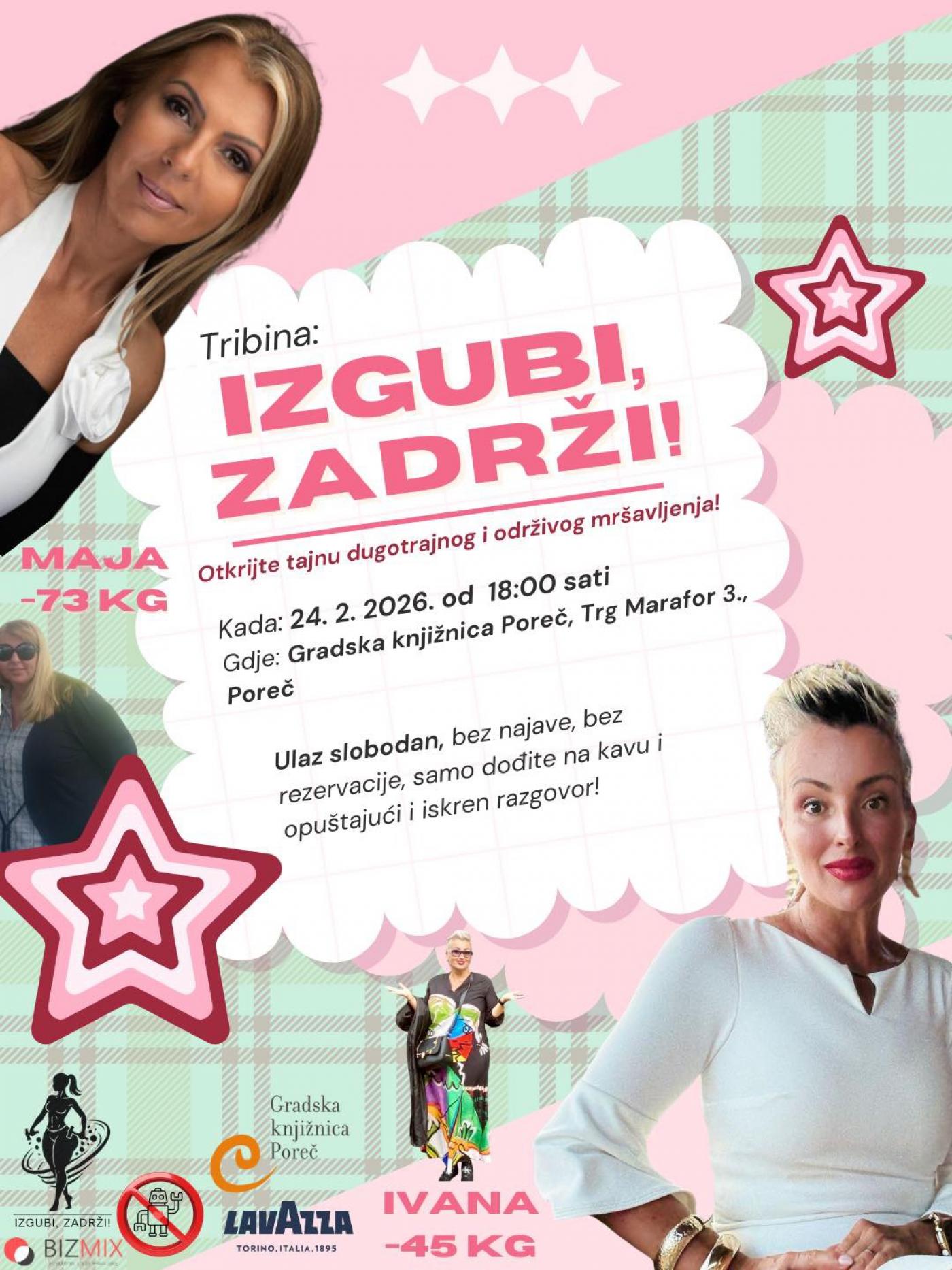 "Izgubi, zadrži!" - tribina i predstavljanje e-knjige "Moji okusi, moj put" u GKP
