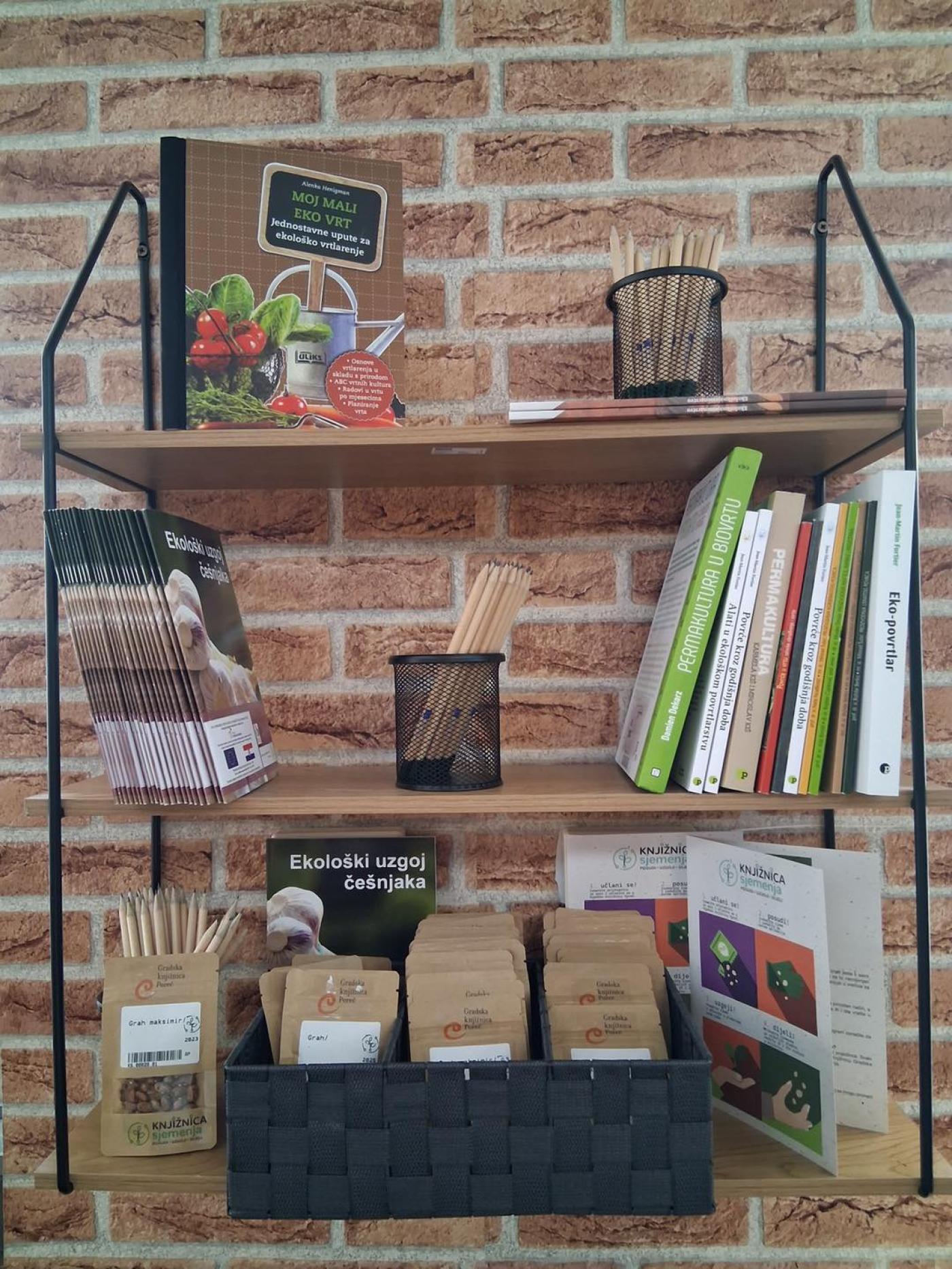 U porečkoj knjižnici od sada, uz knjižnu i neknjižnu građu, možete posuditi i autohtono sjemenje za svoj vrt
