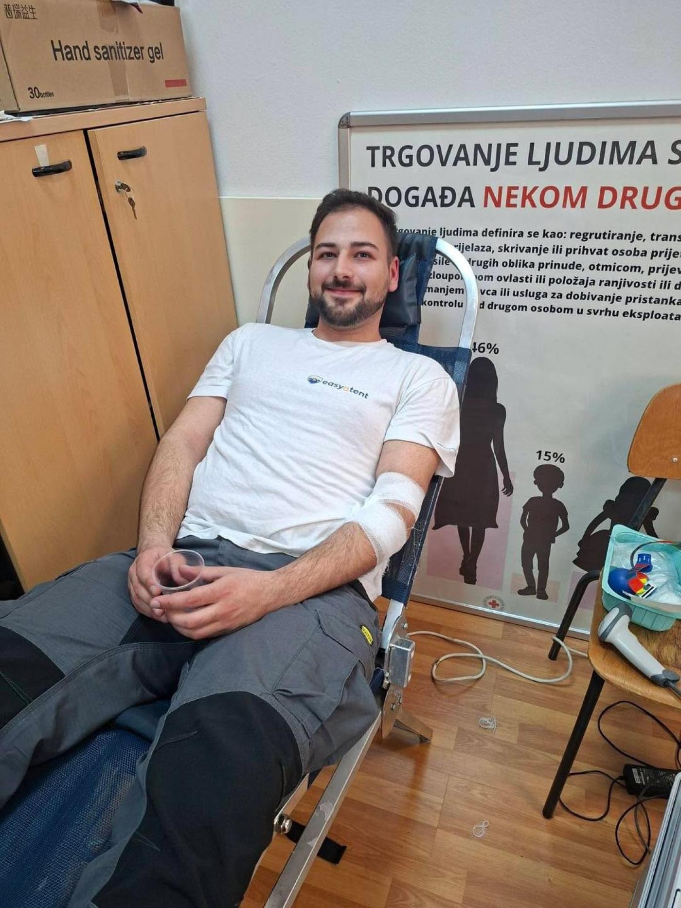 Akcija darivanja krvi u Poreču: prikupljena 51 doza, troje darovalo prvi put