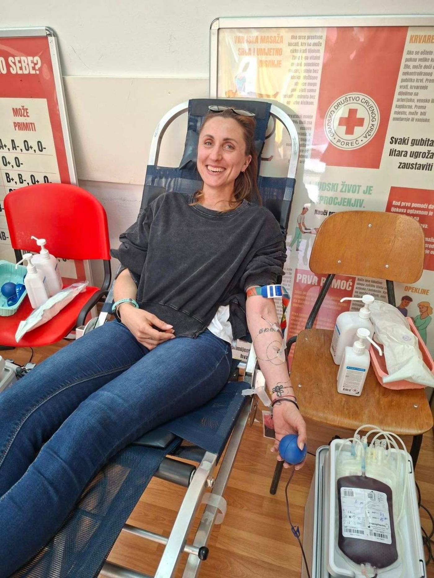 Akcija darivanja krvi u Poreču: prikupljena 51 doza, troje darovalo prvi put
