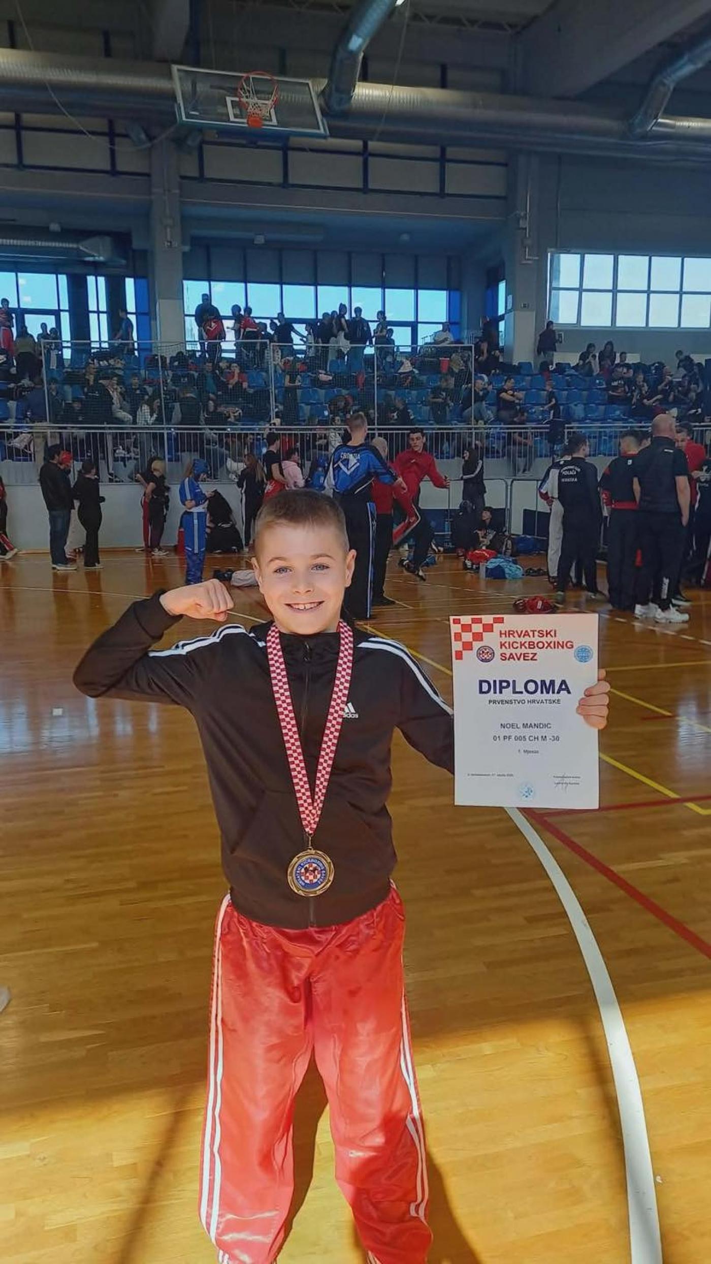 Noel Mandić: Državni prvak u kickboxingu do 30 kg