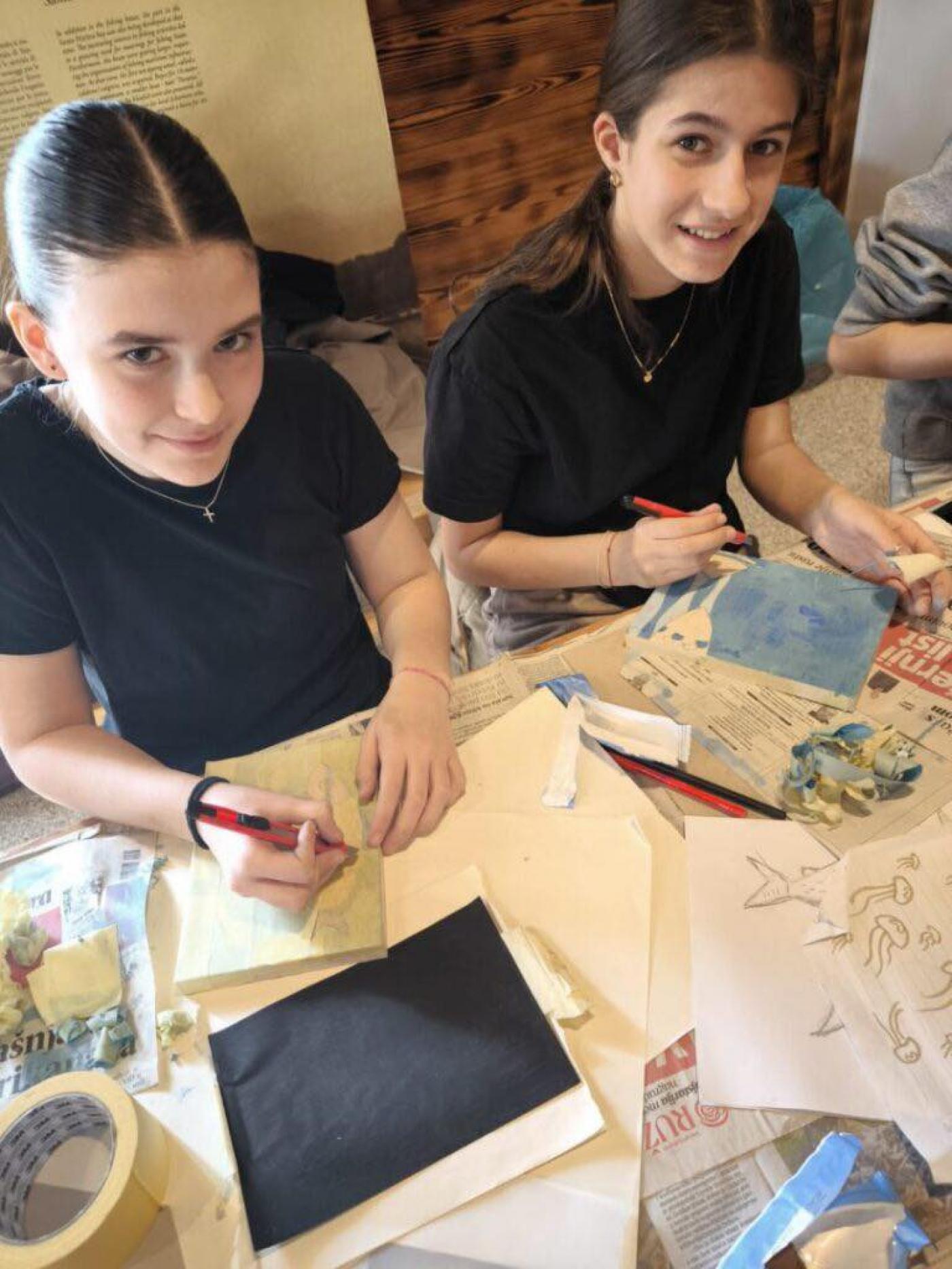 Mala škola ksilografije – Mladi umjetnici iz šest škola učili drevnu grafičku tehniku