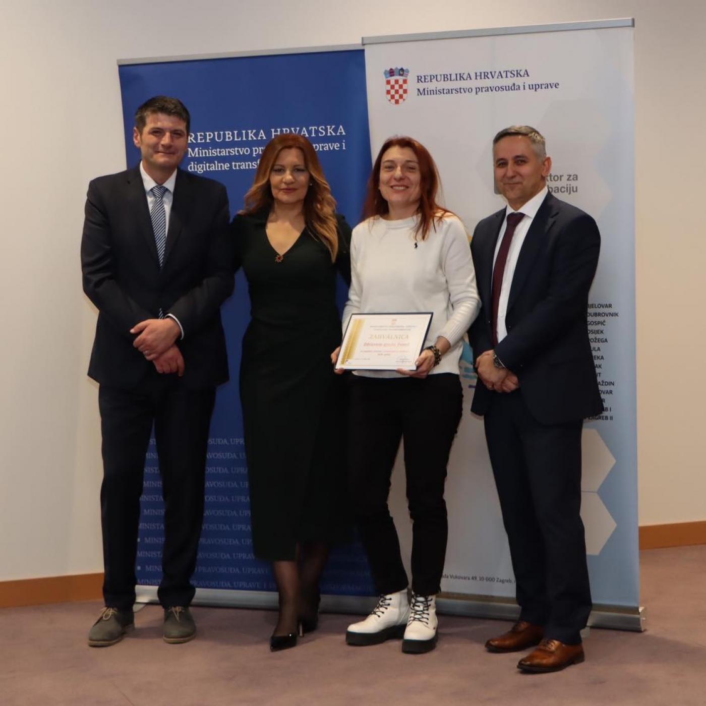 Centar Zdravi grad Poreč među dobitnicima zahvalnice probacijske službe