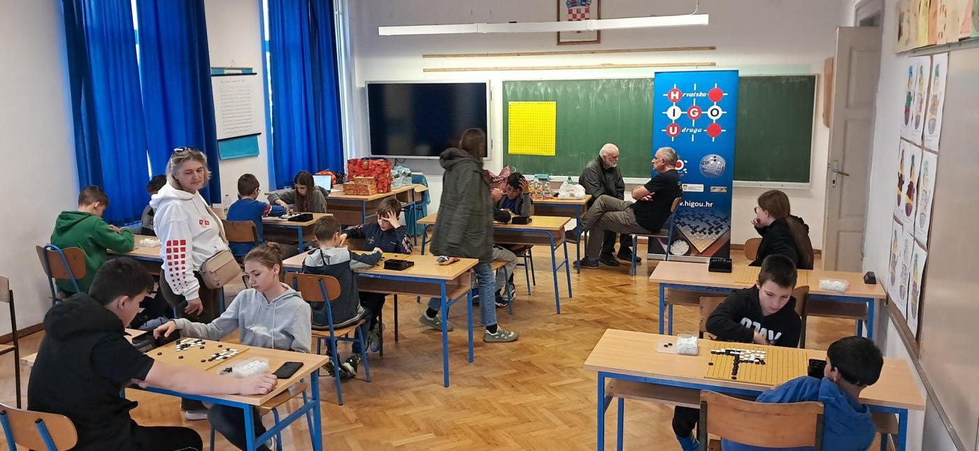 Četvrto kolo međuškolske go lige u Višnjanu