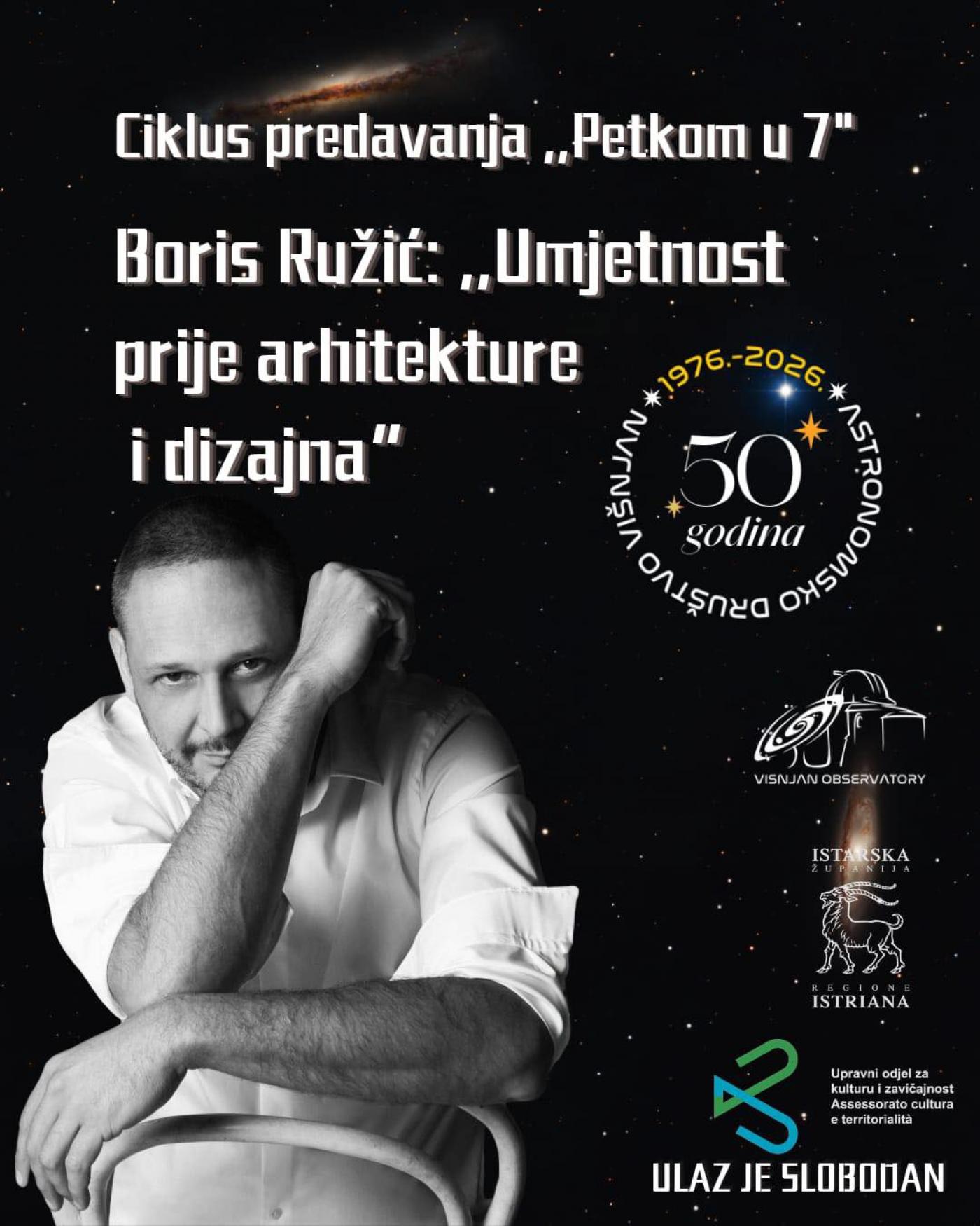 Predavanje Borisa Ružića „Umjetnost prije arhitekture i dizajna“