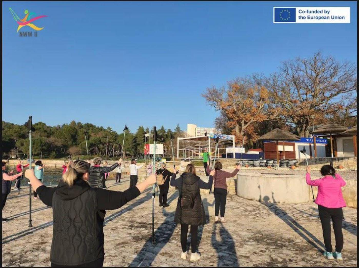 POREČ jednogodišnji trening nordijskog hodanja pod stručnim vodstvom u sklopu projekta NWW II