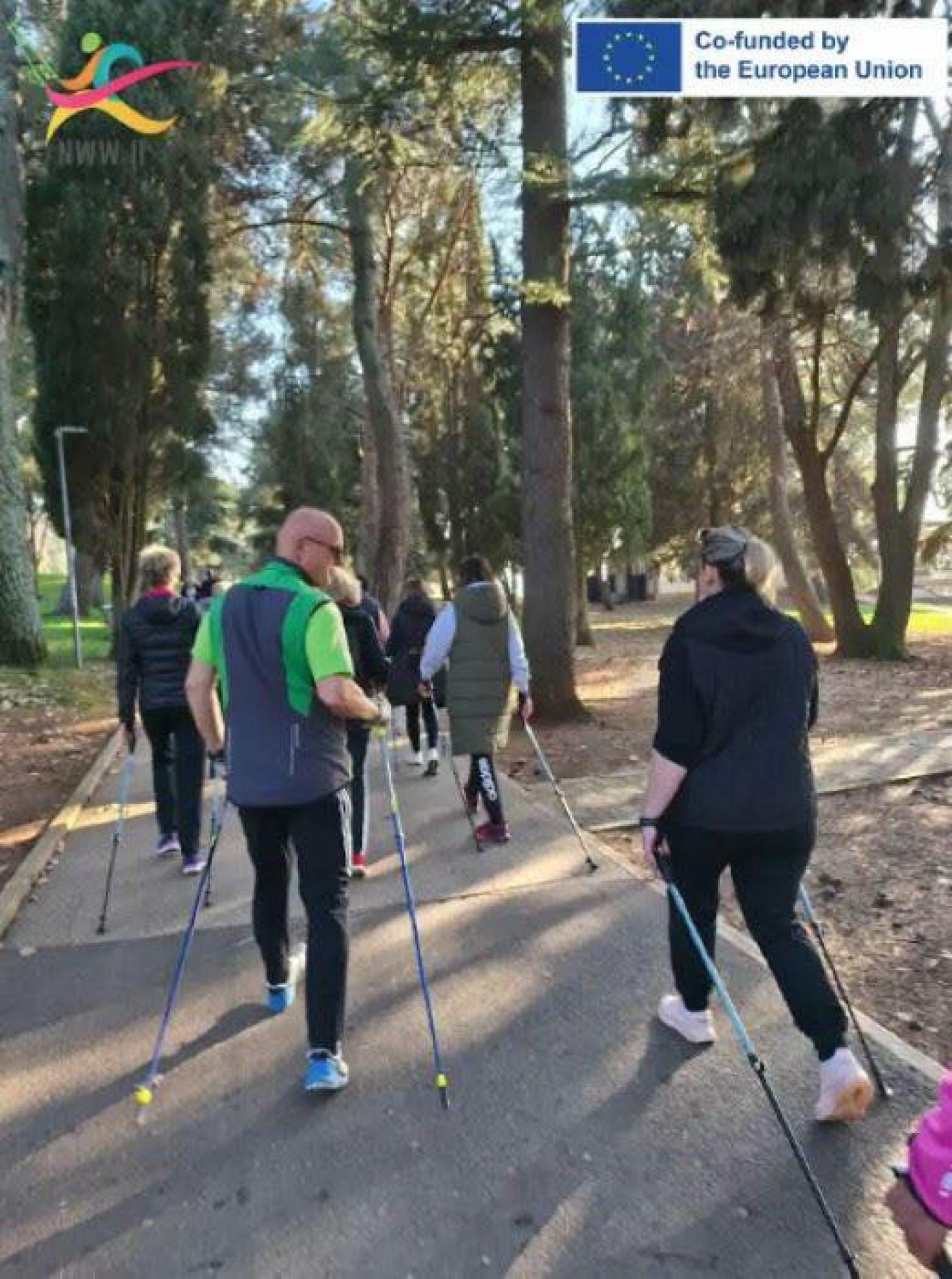 POREČ jednogodišnji trening nordijskog hodanja pod stručnim vodstvom u sklopu projekta NWW II