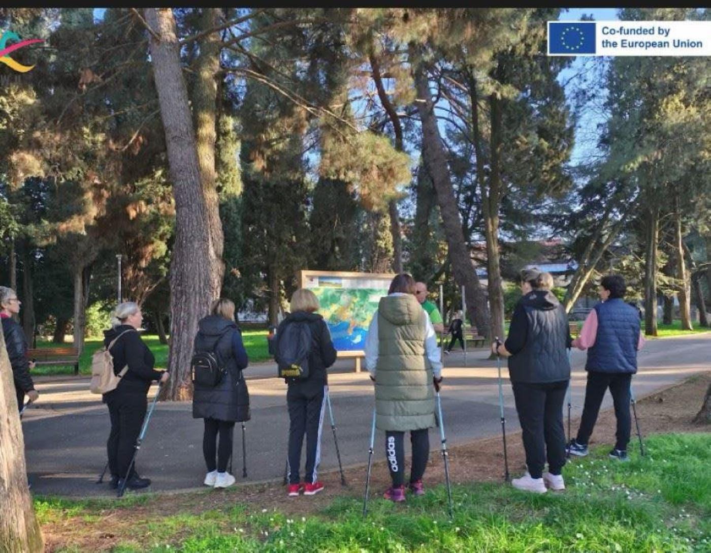 POREČ jednogodišnji trening nordijskog hodanja pod stručnim vodstvom u sklopu projekta NWW II