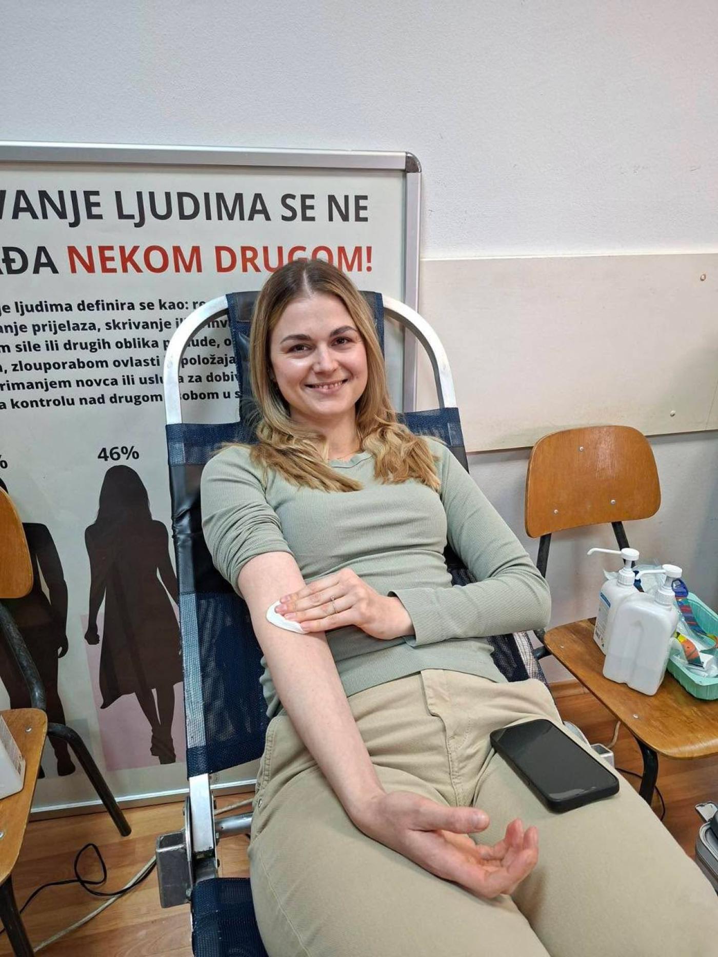 Iizvješće sa jučerašnje akcije darivanja krvi