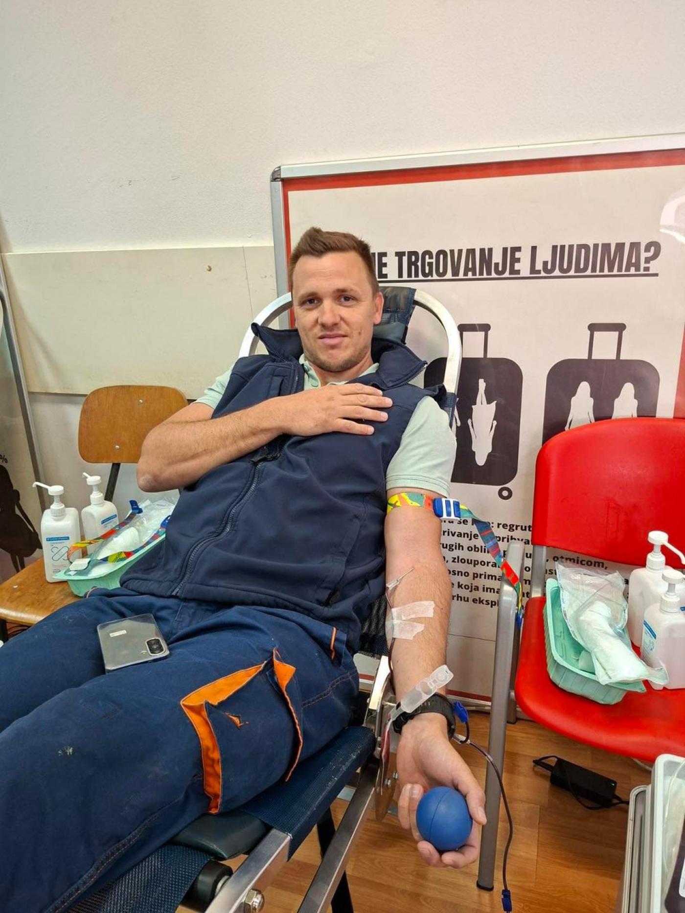 Iizvješće sa jučerašnje akcije darivanja krvi