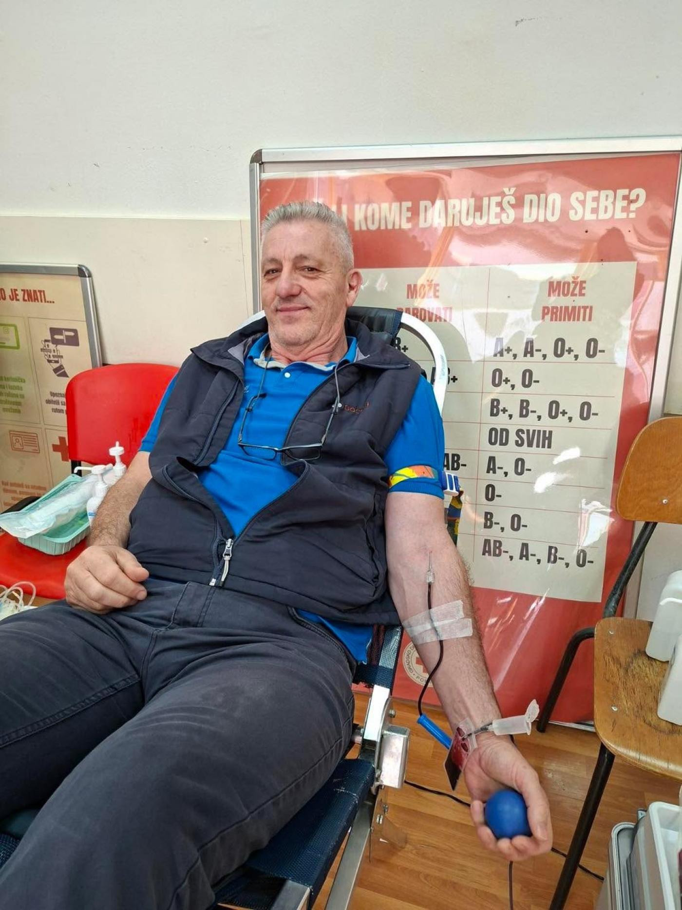 Iizvješće sa jučerašnje akcije darivanja krvi