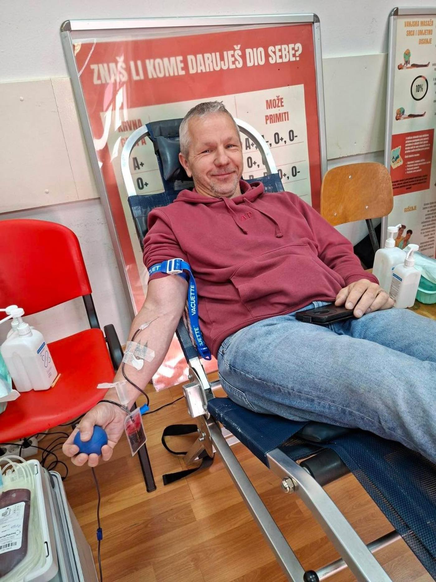 Iizvješće sa jučerašnje akcije darivanja krvi