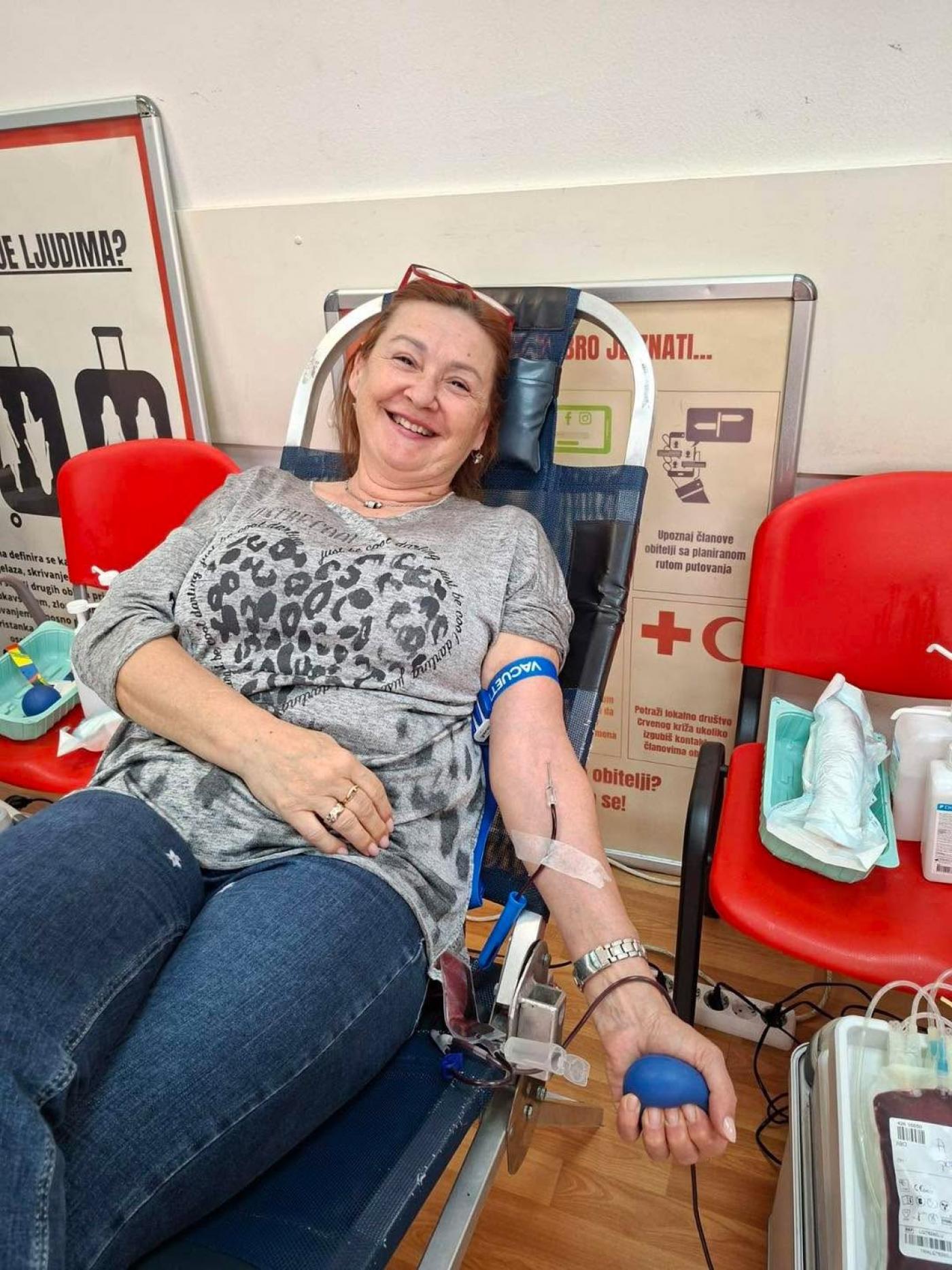 Iizvješće sa jučerašnje akcije darivanja krvi