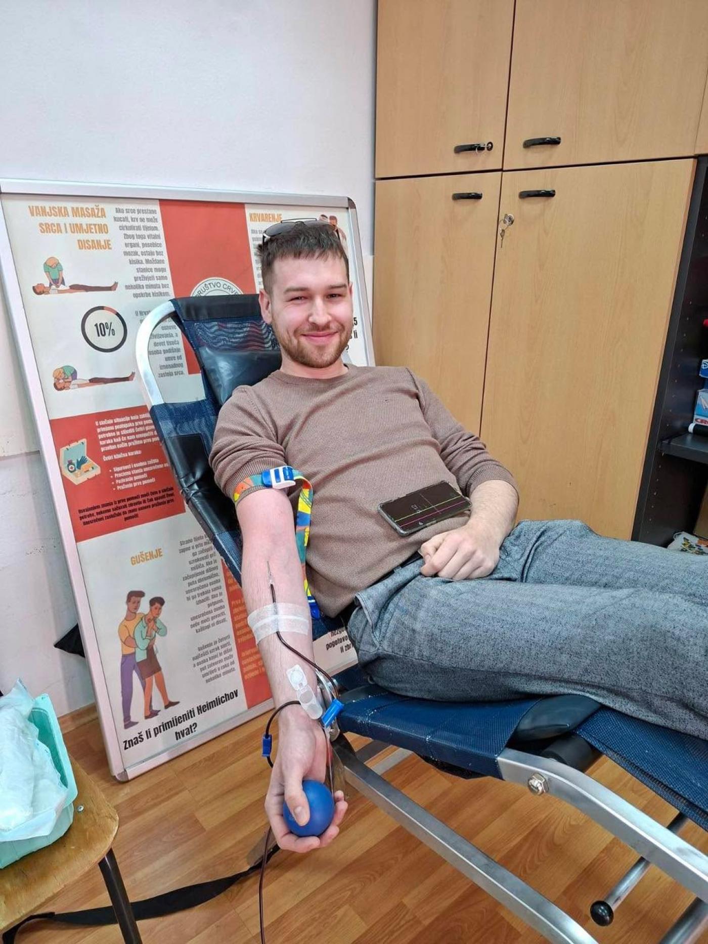 Iizvješće sa jučerašnje akcije darivanja krvi