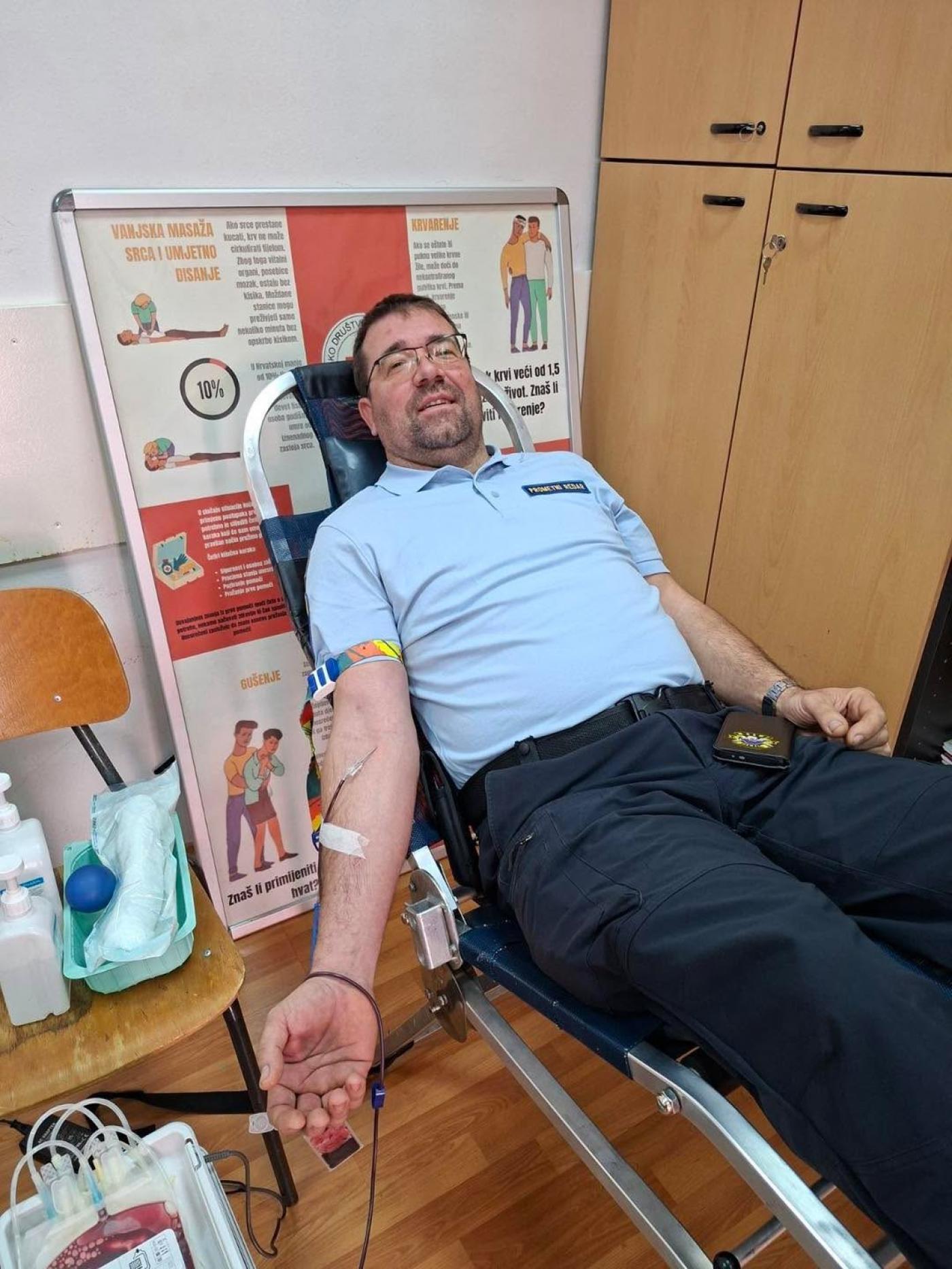 Iizvješće sa jučerašnje akcije darivanja krvi