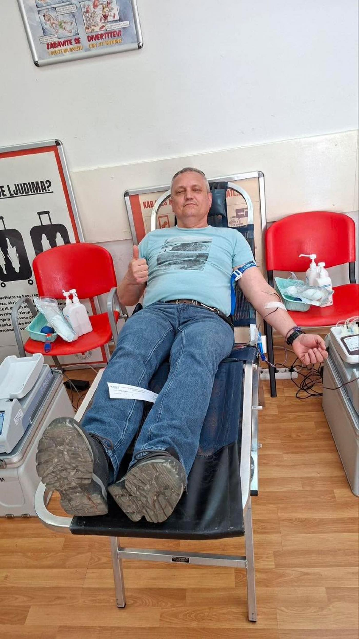 Iizvješće sa jučerašnje akcije darivanja krvi