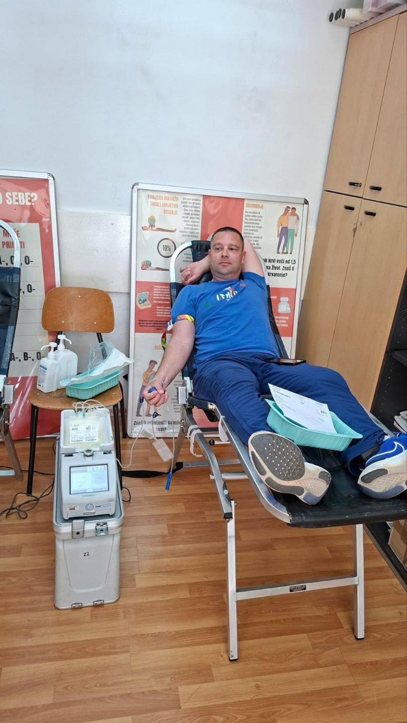 Iizvješće sa jučerašnje akcije darivanja krvi