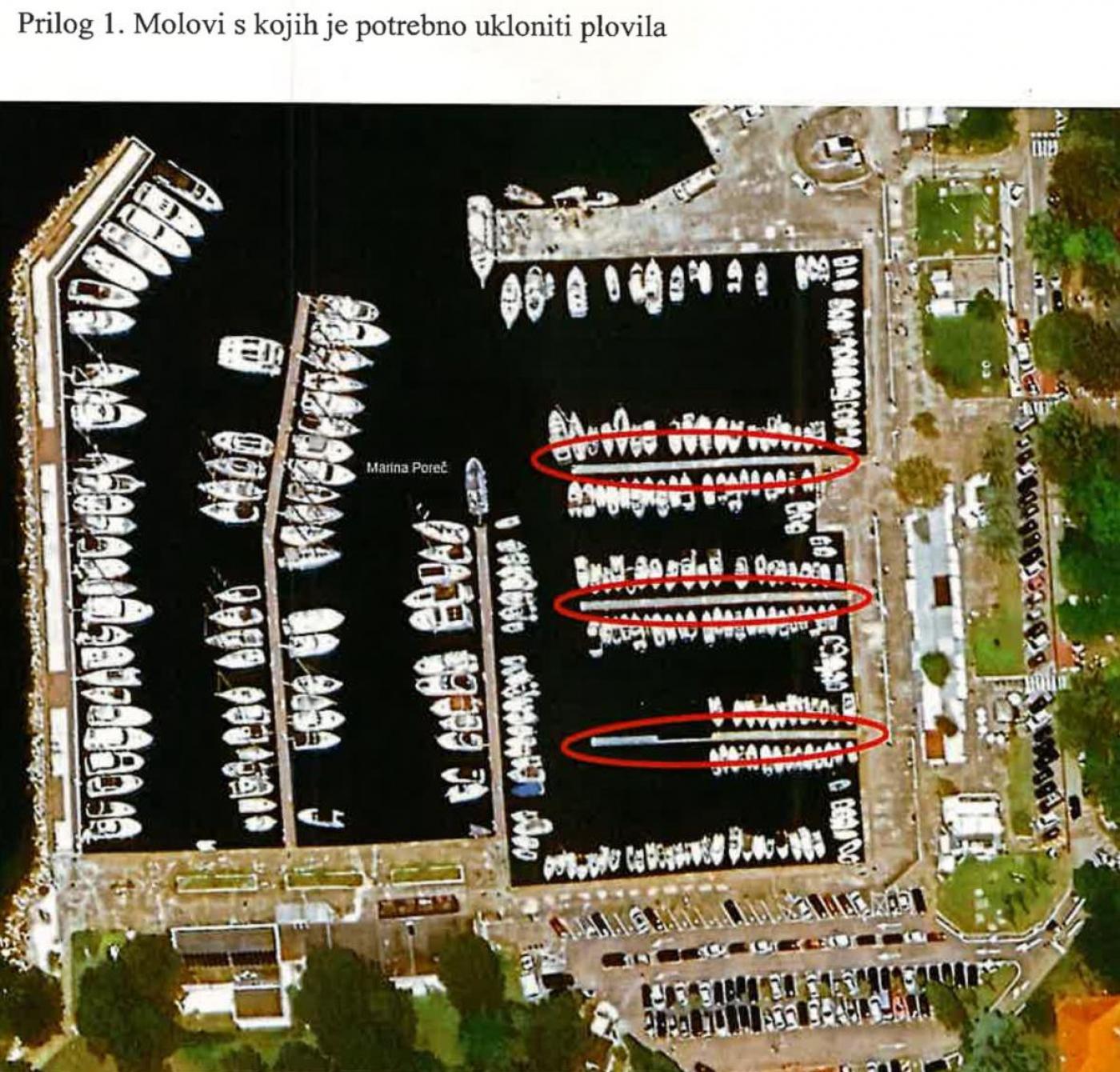 Obavijest korisnicima vezova u luci Poreč