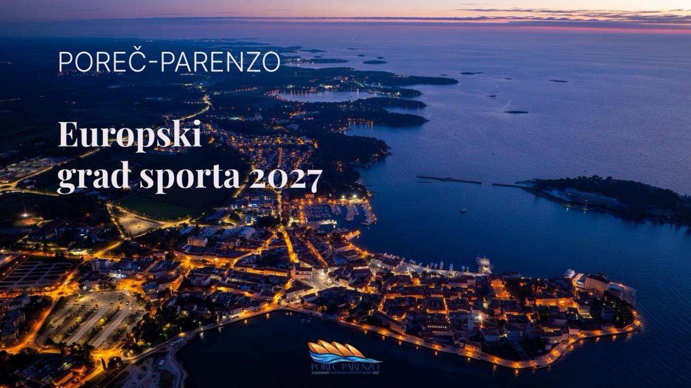 Poreč službeno proglašen Europskim gradom sporta 2027.