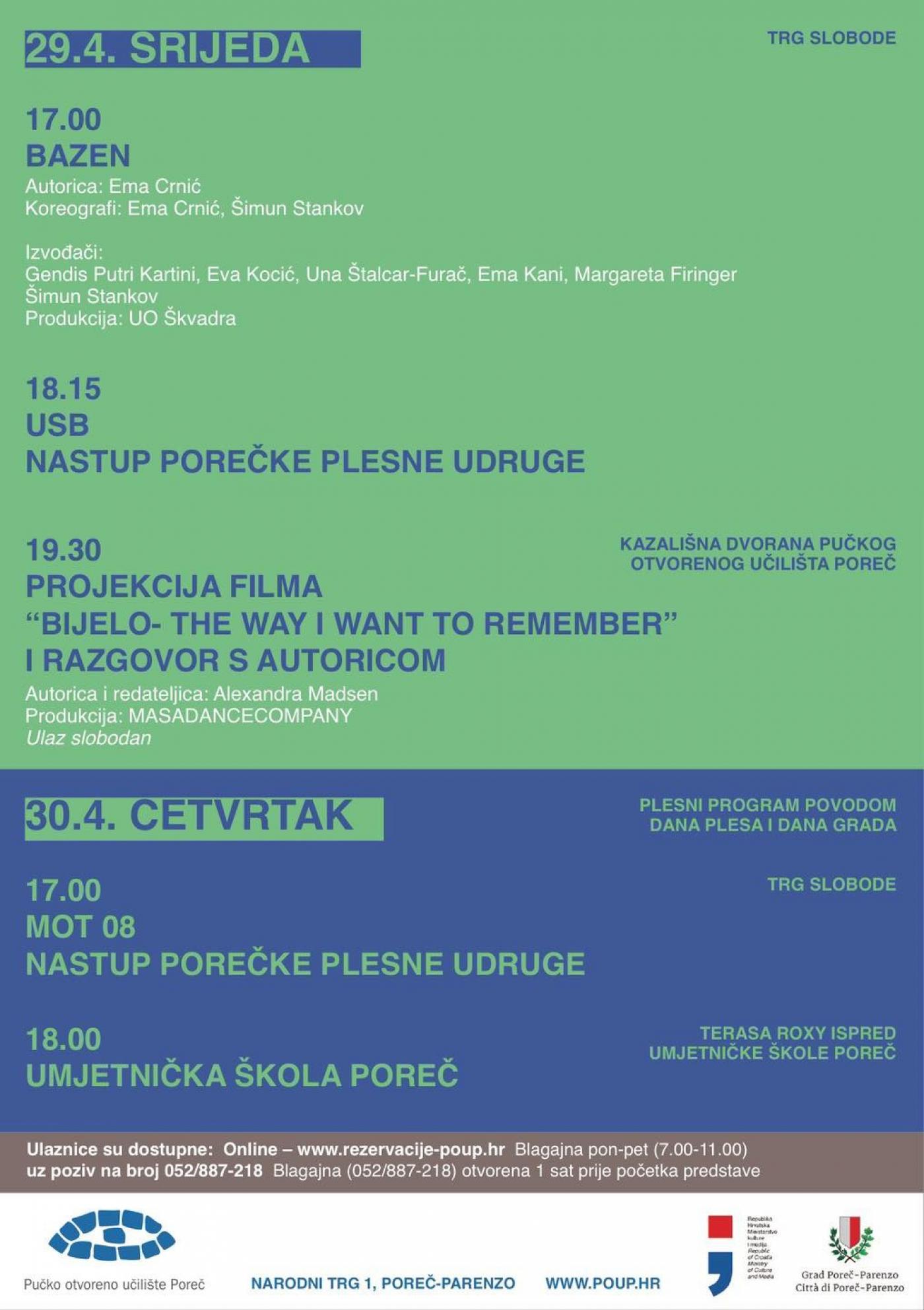 Porečki plesni festiVAL (26.4. – 30.4.2026)