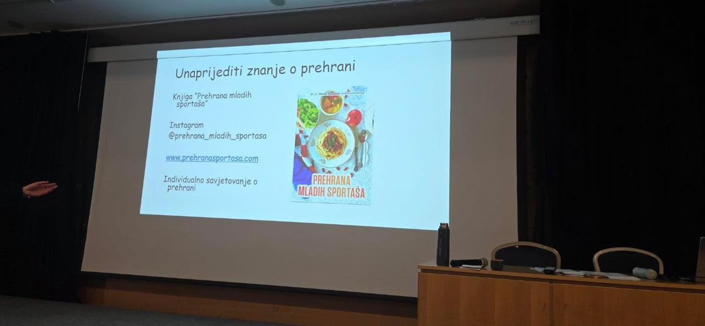 Predavanje o prehrani mladih sportaša