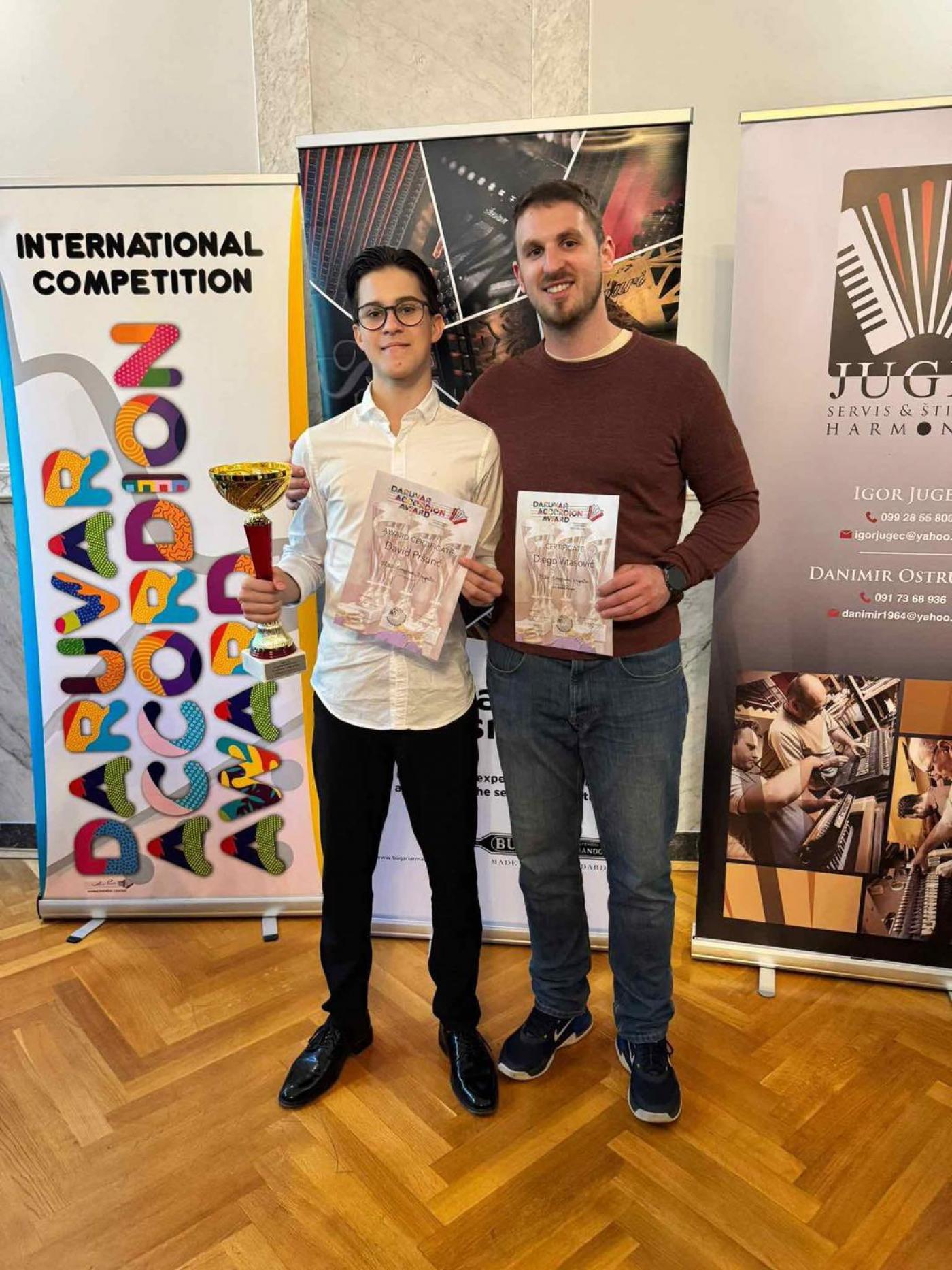 Porečki harmonikaši ponovno osvojili prve nagrade na „Daruvar Accordion Award“ 2026.