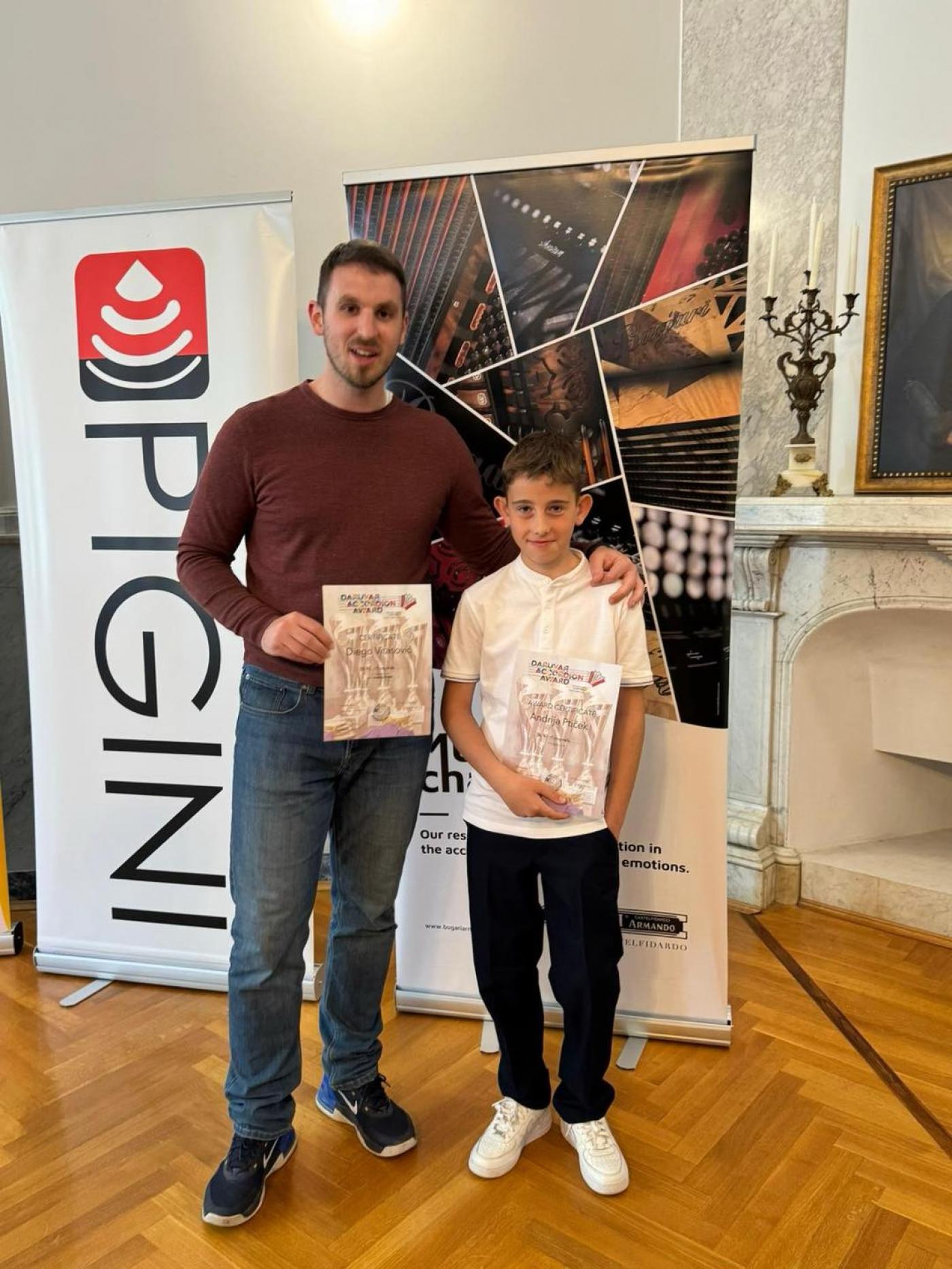 Porečki harmonikaši ponovno osvojili prve nagrade na „Daruvar Accordion Award“ 2026.