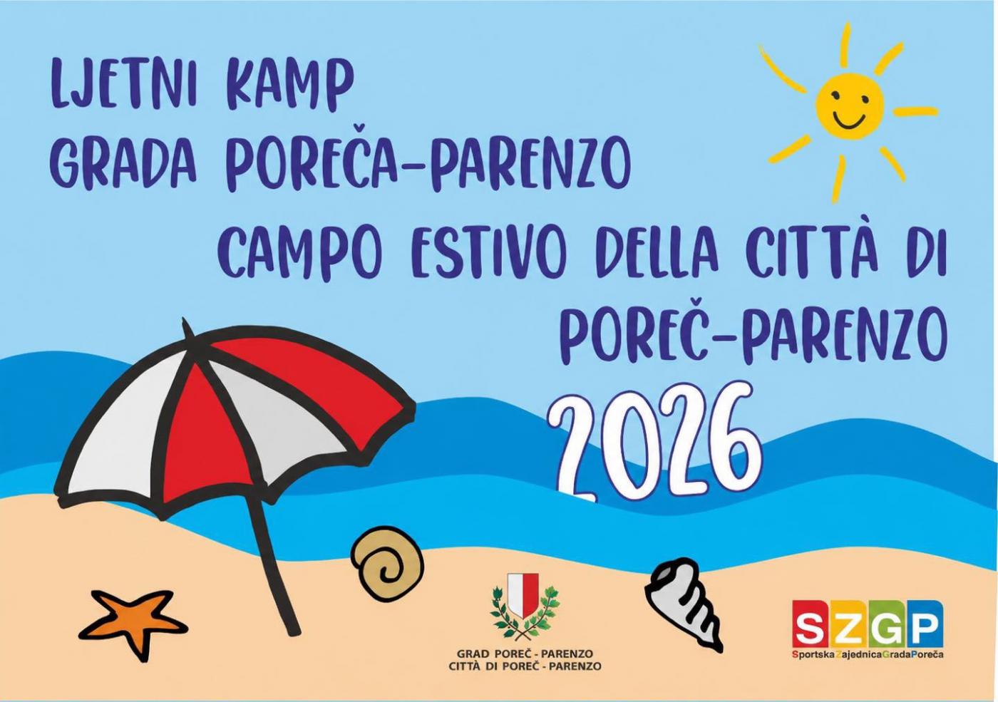 Upisi u Ljetni kamp Poreč-Parenzo 2026. počinju 6. svibnja