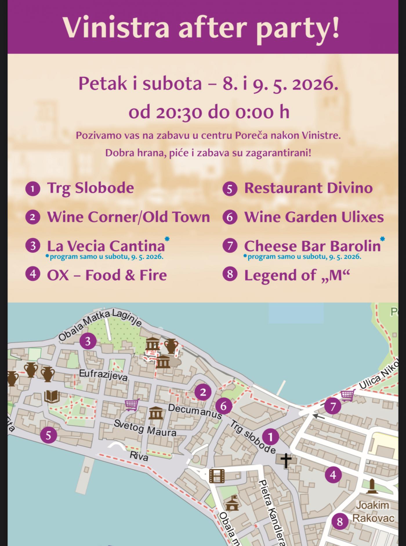 Poreč nakon Vinistre – grad koji ne spava!