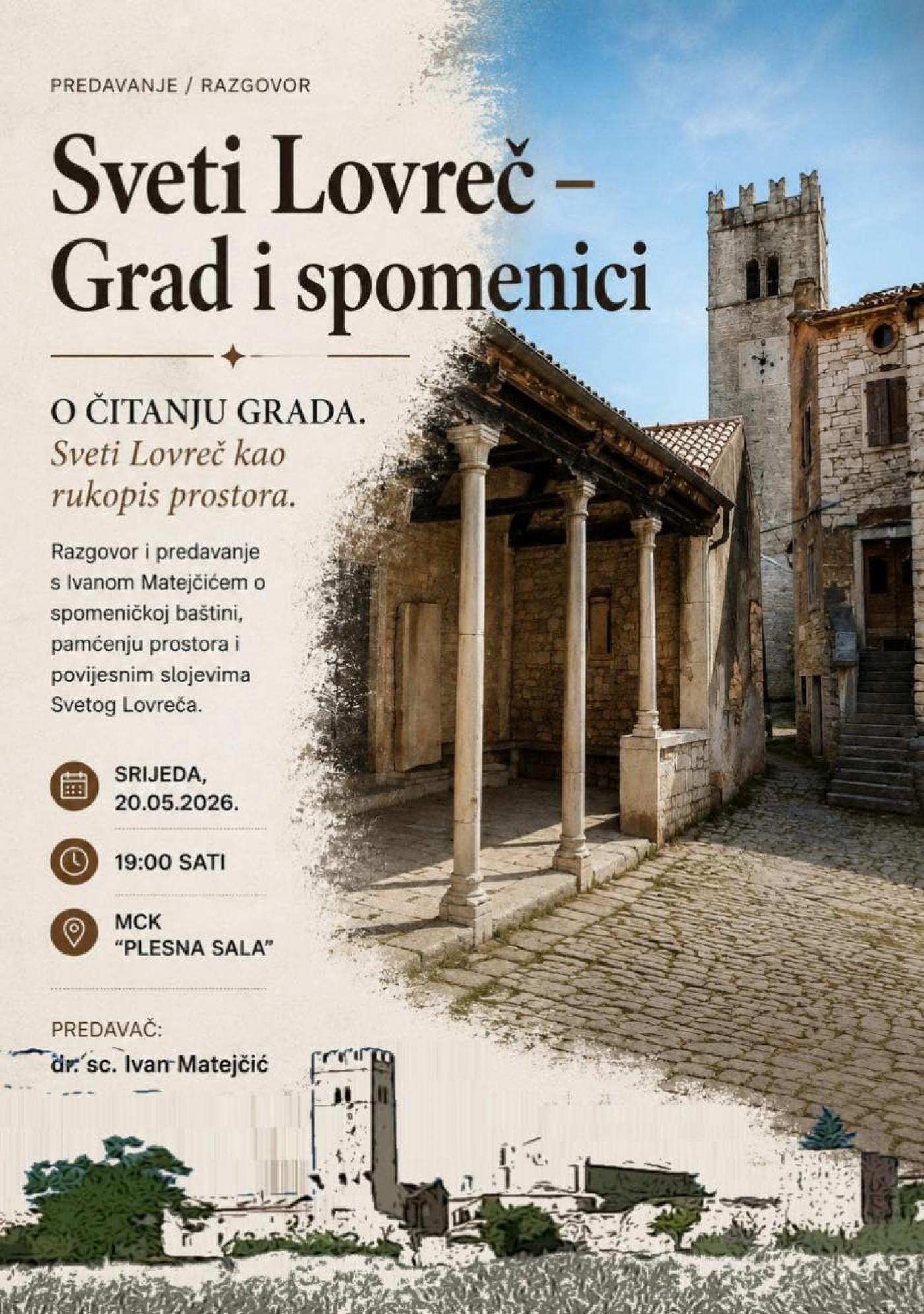 Predavanje „Sveti Lovreč – Grad i spomenici“ povodom Međunarodnog dana muzeja