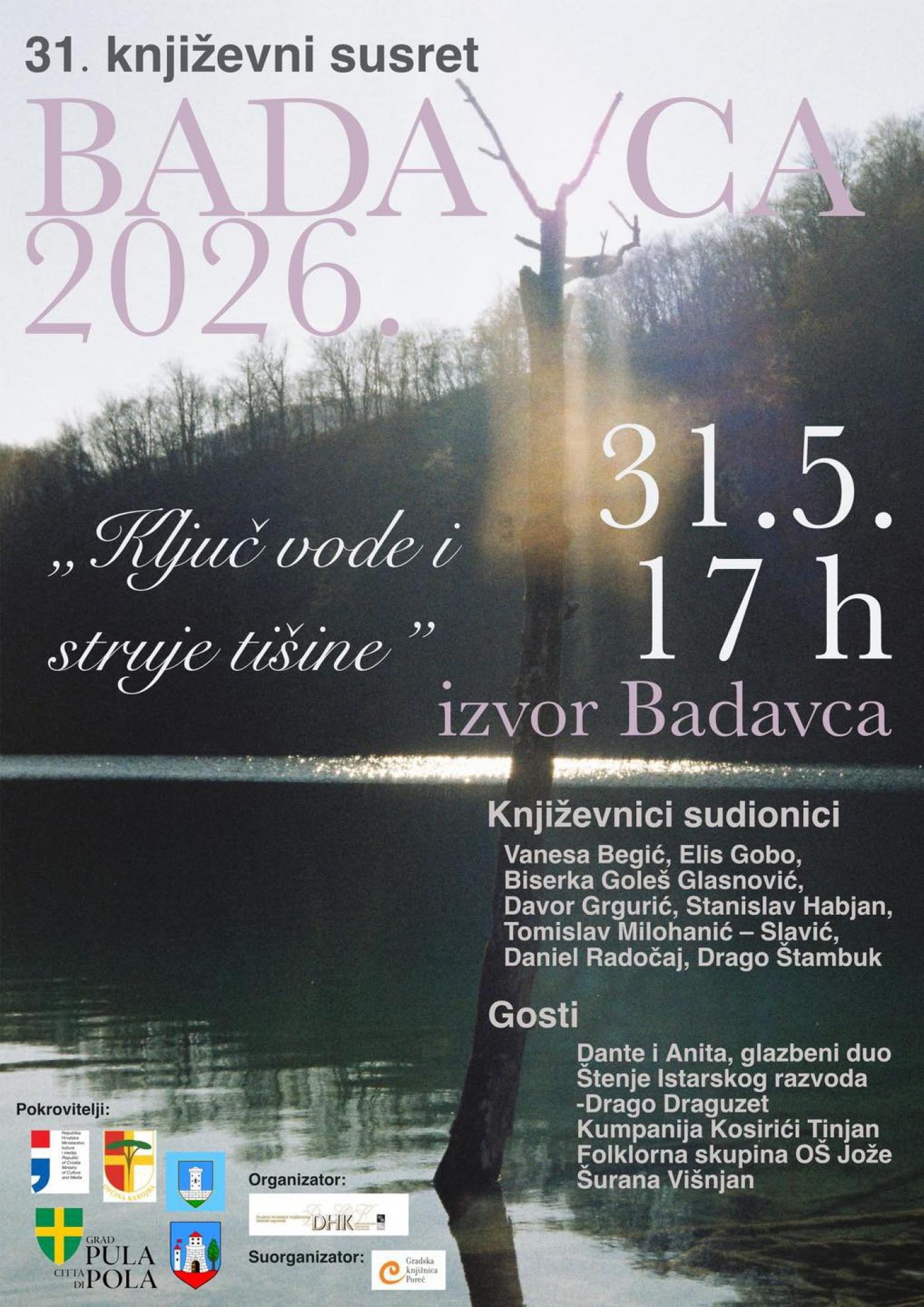 Ovu se nedjelju održava 31. književni susret Badavca