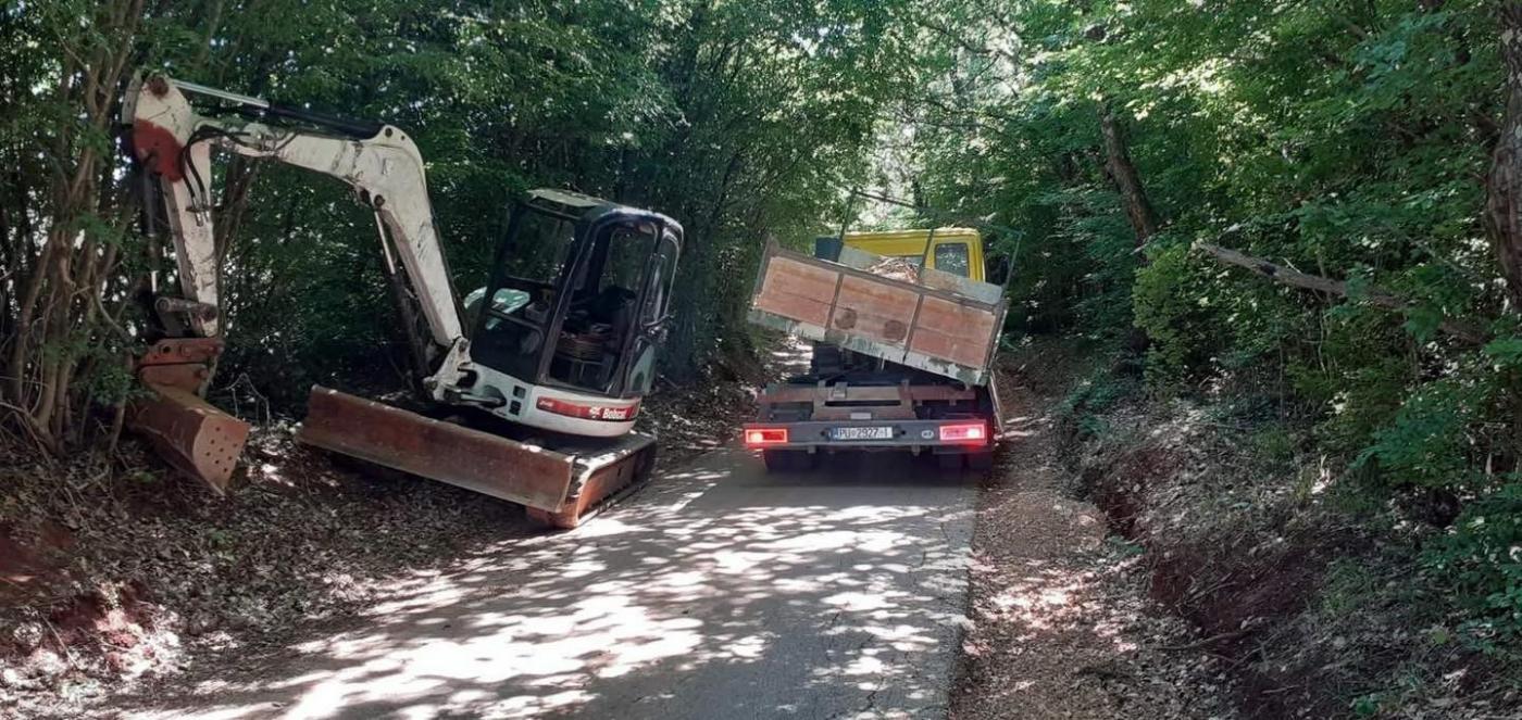 Općina Višnjan krenula sa redovitim održavanjem nerazvrstanih cesta i puteva pred turističku sezonu