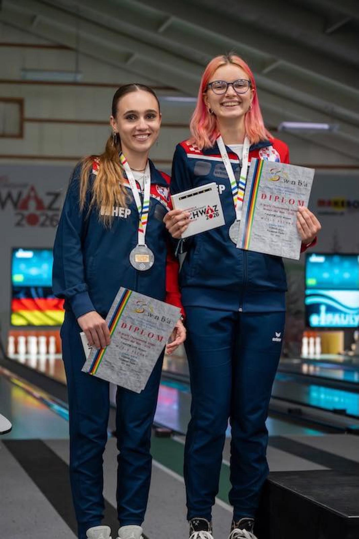 Hrvatski kuglači osvojili tri medalje u jednom danu: Nataša Ravnić i Bojan Vlakevski svjetski su prvaci uz svjetski rekord!