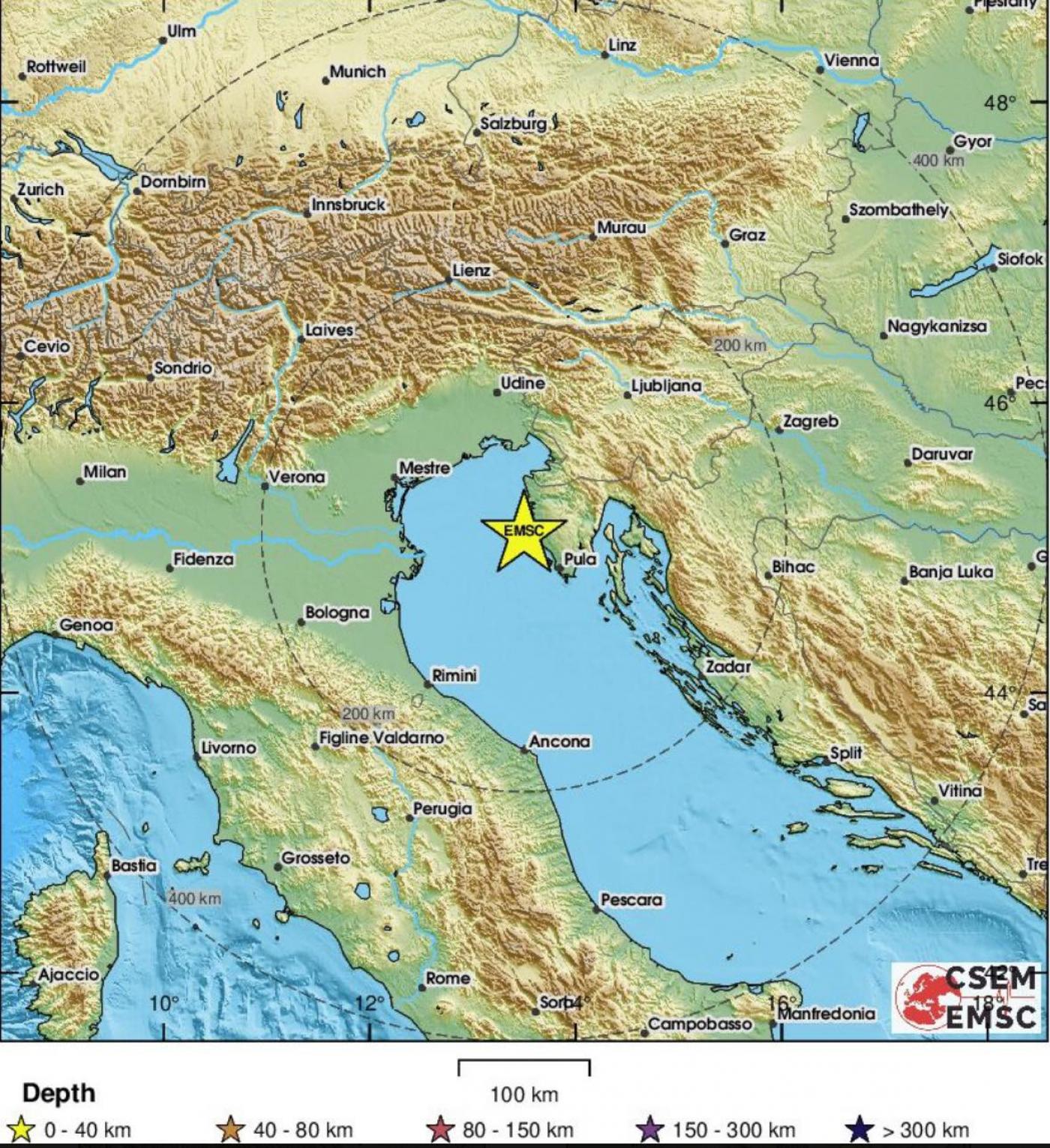 Potres magnitude 3,3 probudio dio Istre: Građani prijavljuju tutnjavu i podrhtavanje tla