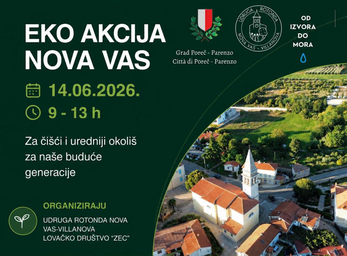 POREČ: Zajedno za čišću Parenzanu – pridružite se akciji u Novoj Vasi