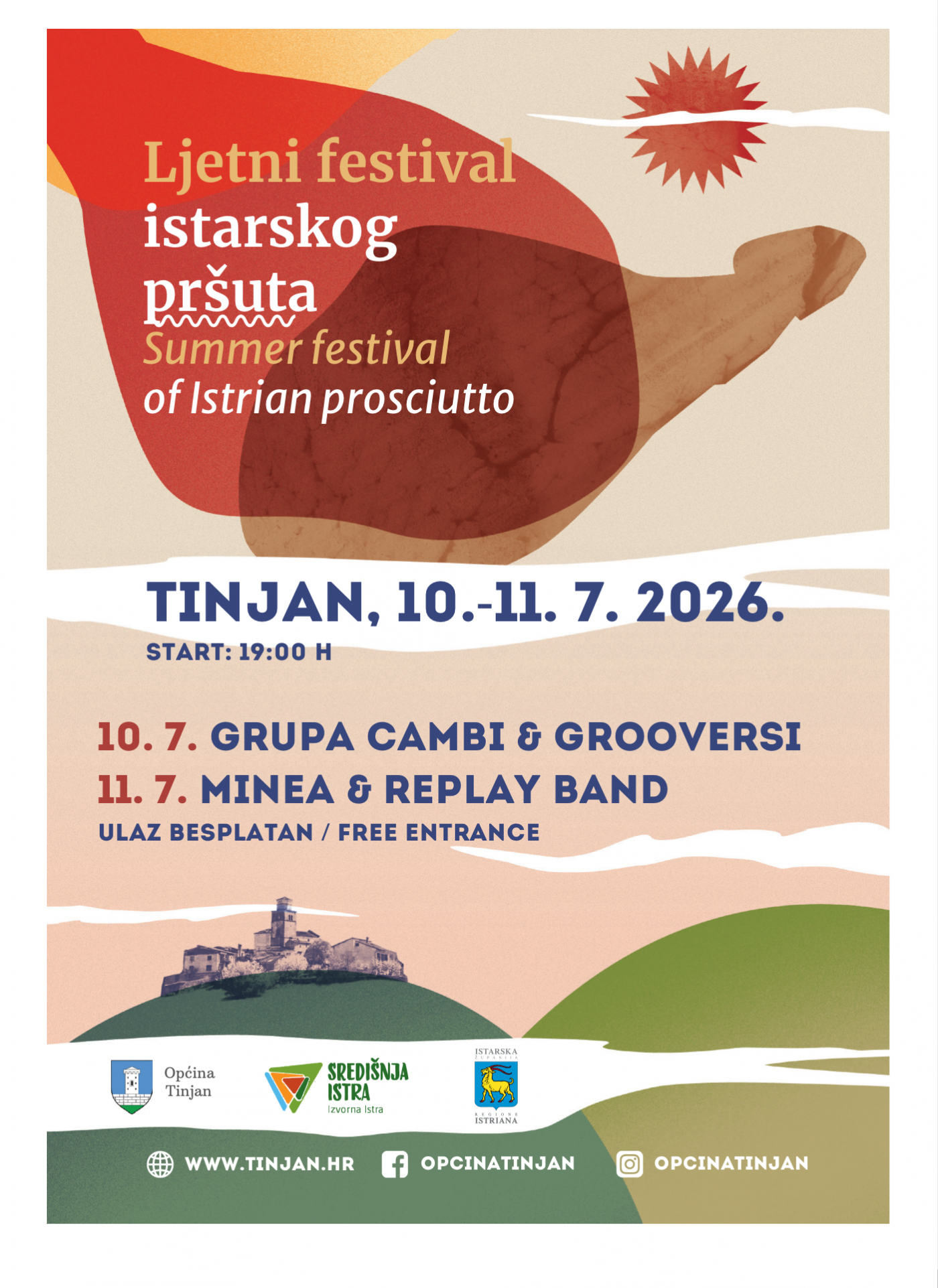 Predstavljeno „Ljeto u Tinjanu“ i Ljetni festival istarskog pršuta