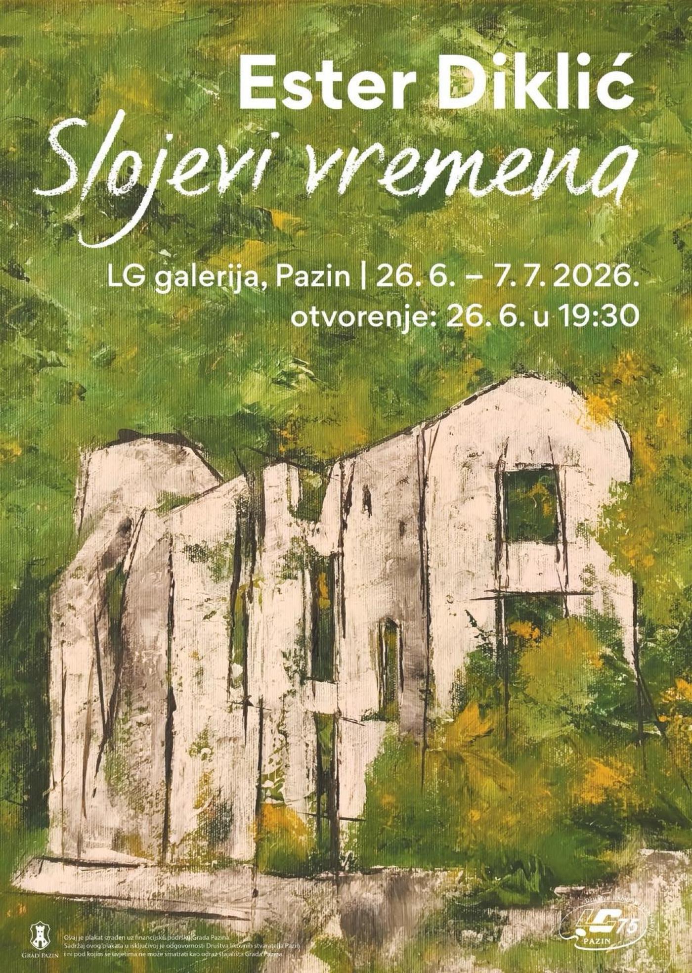 Od ex temporea do samostalne izložbe: Ester Diklić predstavila "Slojeve vremena"