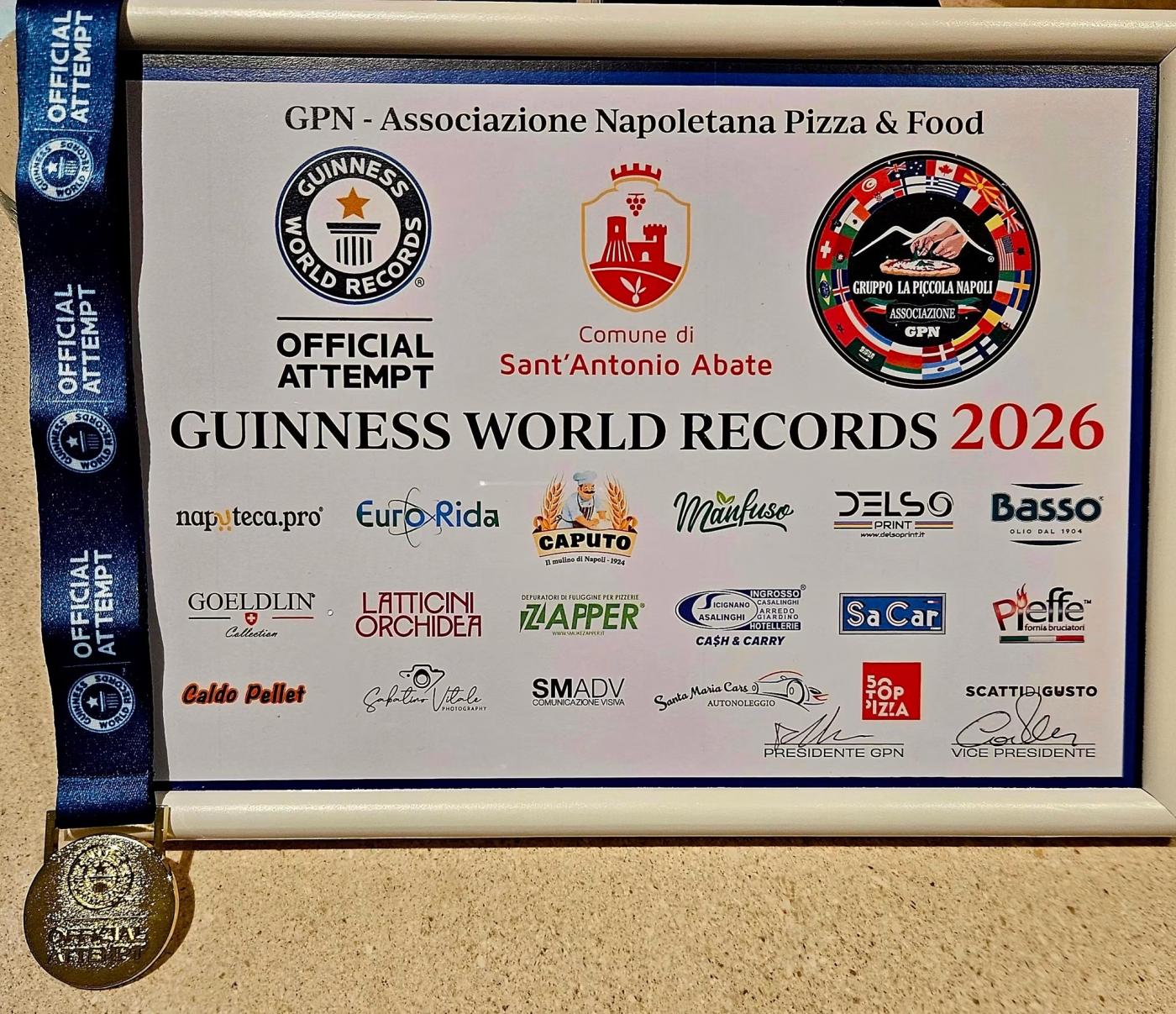 Porečan sudjelovao u postavljanju novog Guinnessova rekorda u pravljenju pizza