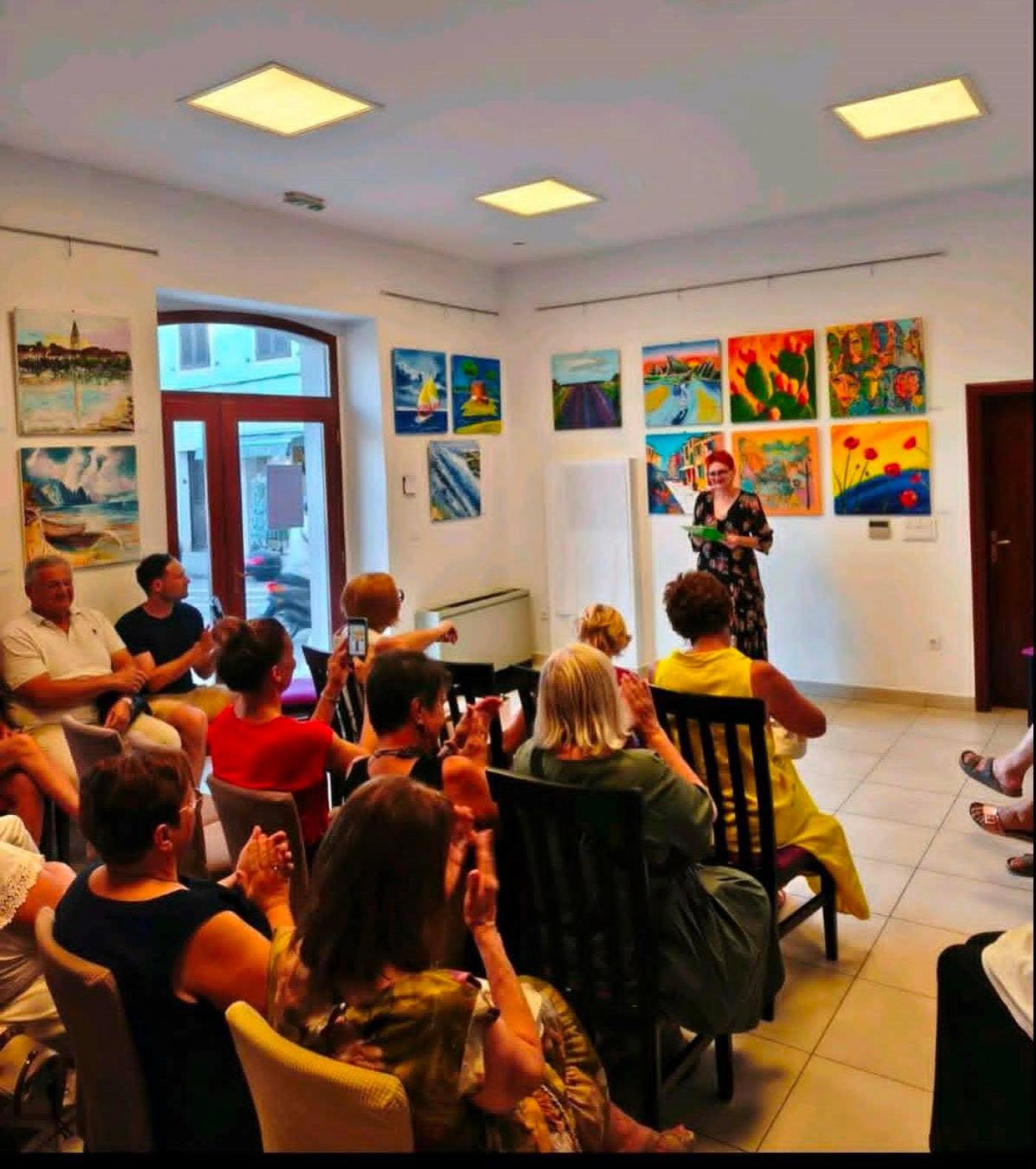 Likovna udruga Poreč otvorila 18. tradicionalnu izložbu "Mediteran"
